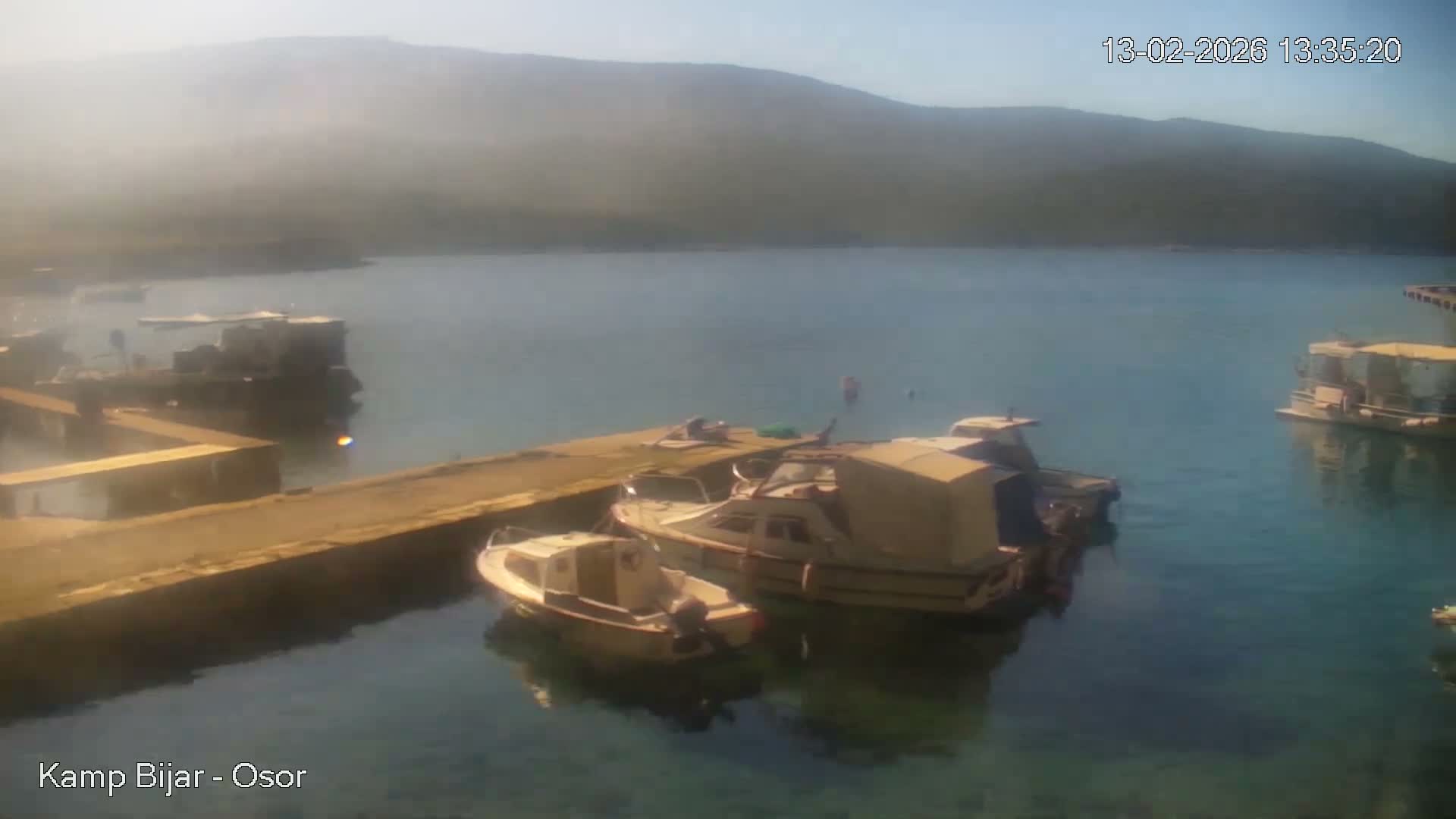 Otok Cres Island, Camp Bijar Camping Live Cam - Osor,  Mali Lošinj,  Primorje-Gorski Kotar, Croatia