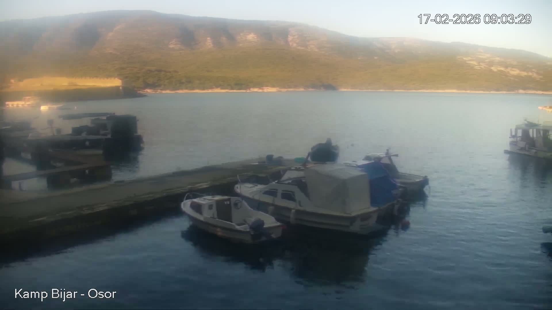 Otok Cres Island, Camp Bijar Camping Live Cam - Osor,  Mali Lošinj,  Primorje-Gorski Kotar, Croatia