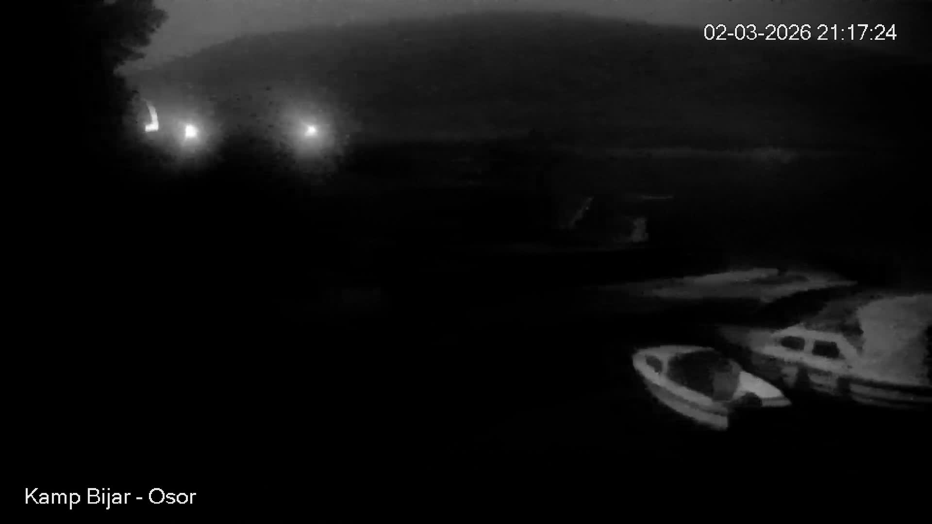 Otok Cres Island, Camp Bijar Camping Live Cam - Osor,  Mali Lošinj,  Primorje-Gorski Kotar, Croatia