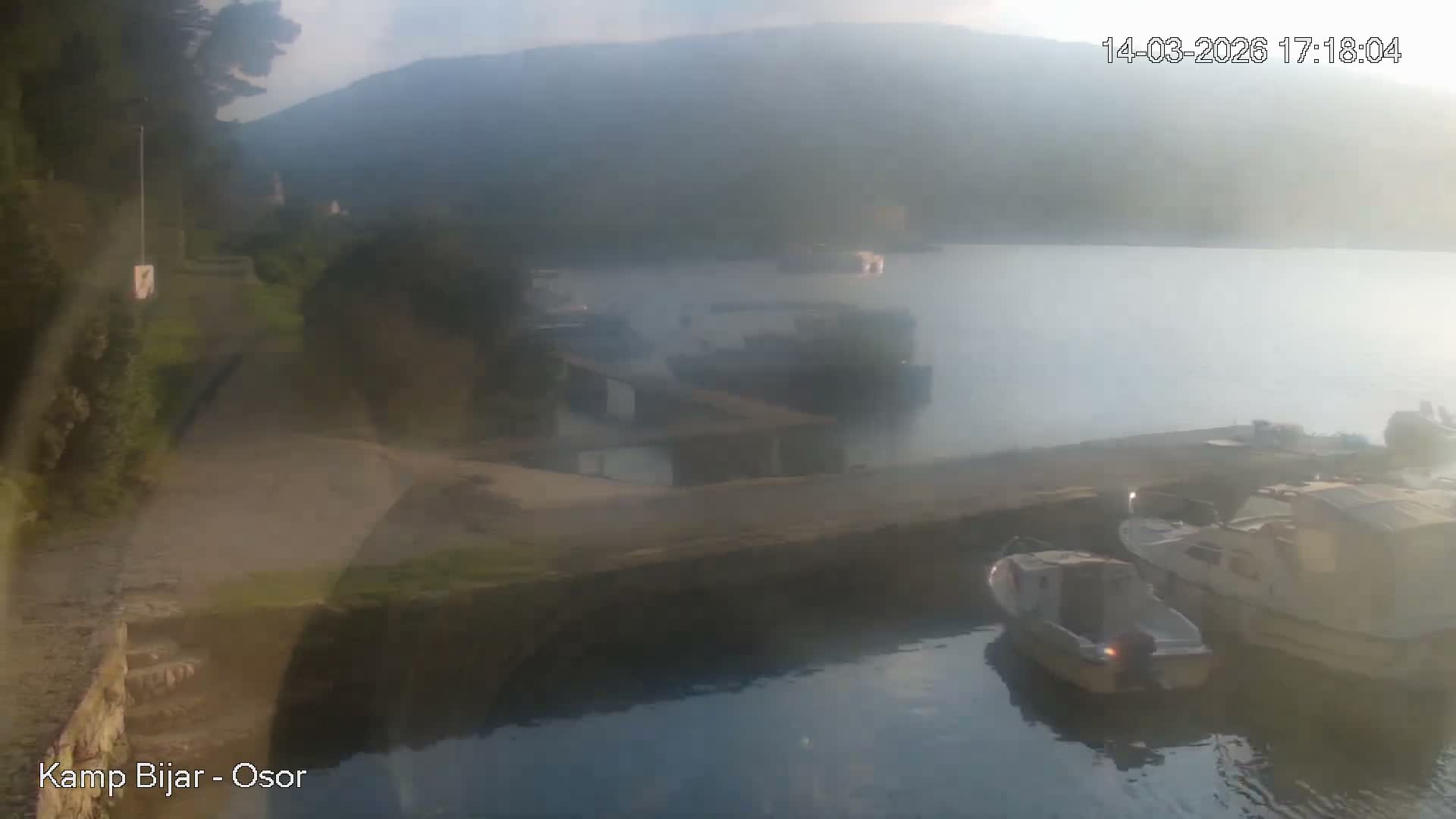 Otok Cres Island, Camp Bijar Camping Live Cam - Osor,  Mali Lošinj,  Primorje-Gorski Kotar, Croatia