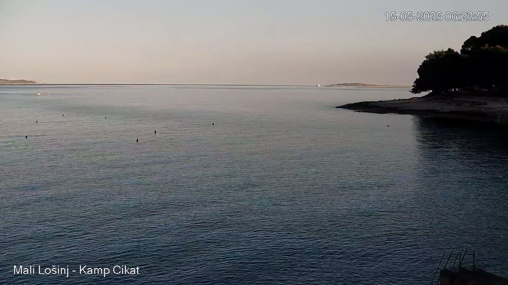  Otok Losinj Island, Camp Čikat Camping Live Cam - Cikat,  Mali Lošinj,  Primorje-Gorski Kotar, Croatia