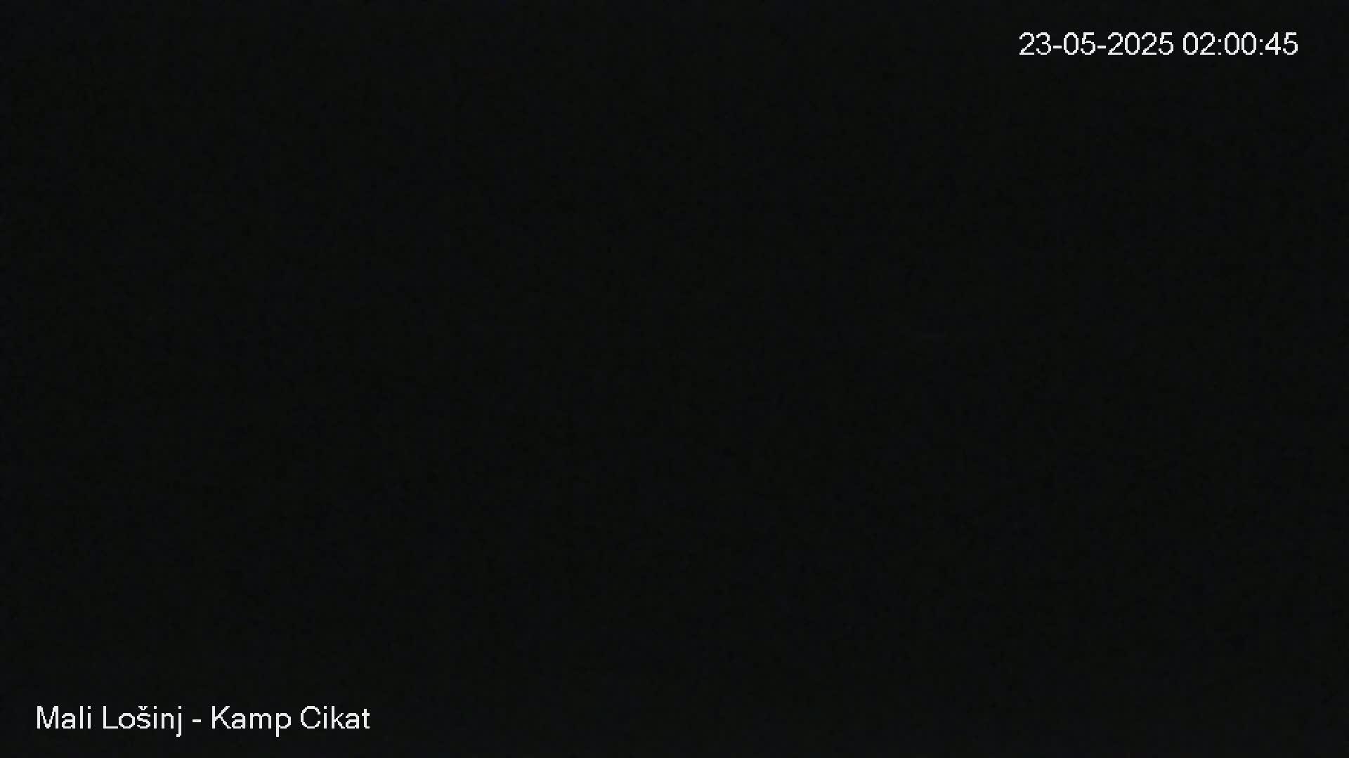 The image is completely black.