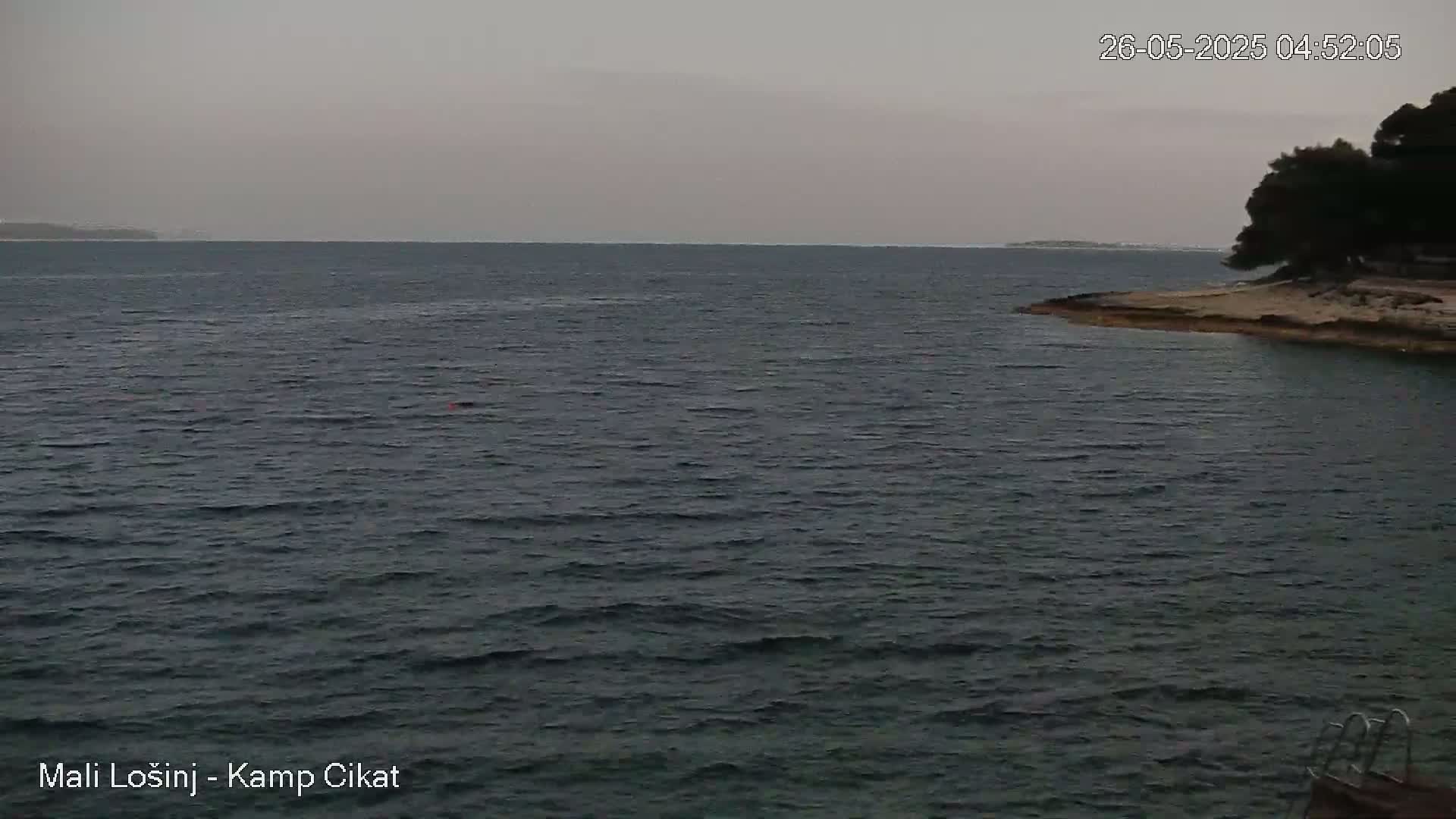 Otok Losinj Island, Camp Čikat Camping Live Cam - Cikat,  Mali Lošinj,  Primorje-Gorski Kotar, Croatia