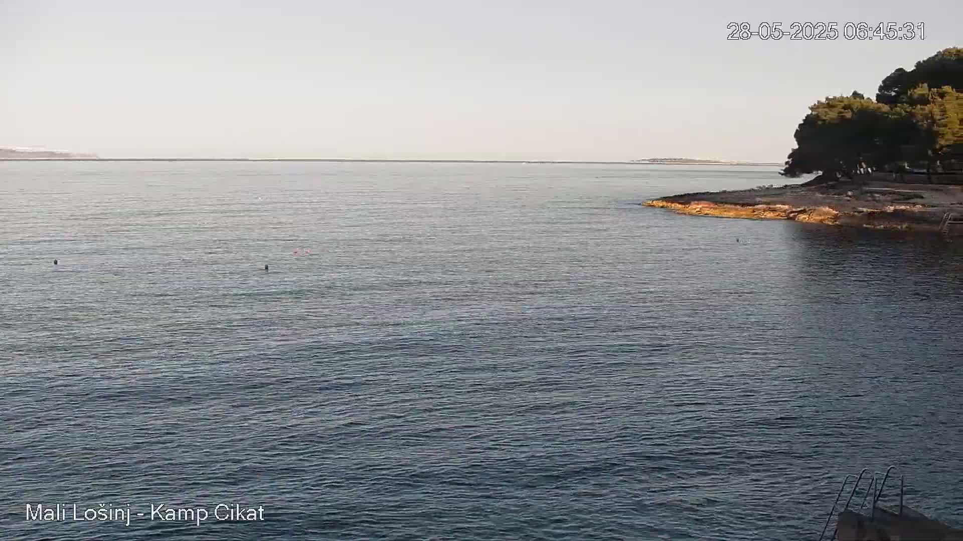 Otok Losinj Island, Camp Čikat Camping Live Cam - Cikat,  Mali Lošinj,  Primorje-Gorski Kotar, Croatia