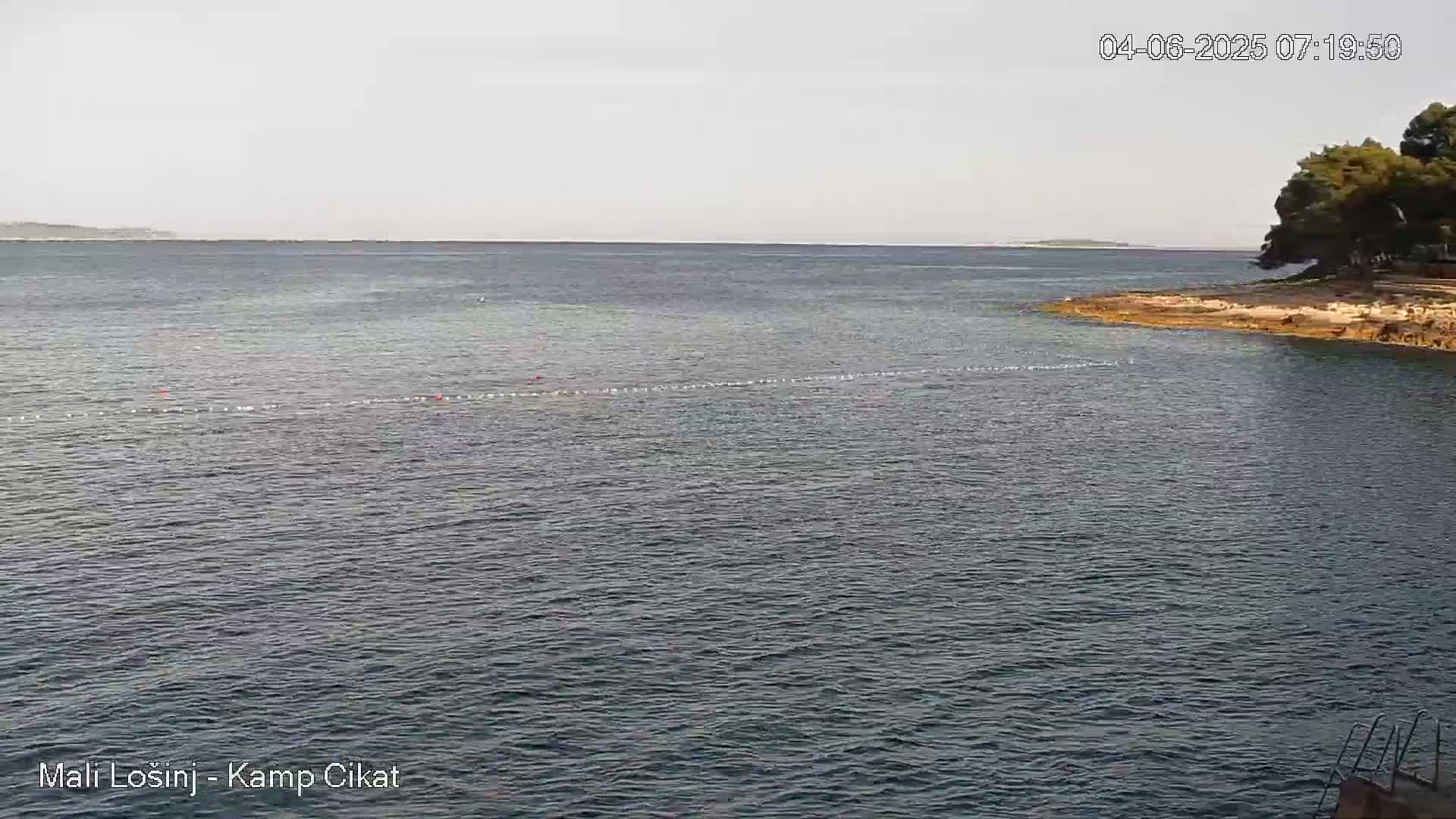 Otok Losinj Island, Camp Čikat Camping Live Cam - Cikat,  Mali Lošinj,  Primorje-Gorski Kotar, Croatia