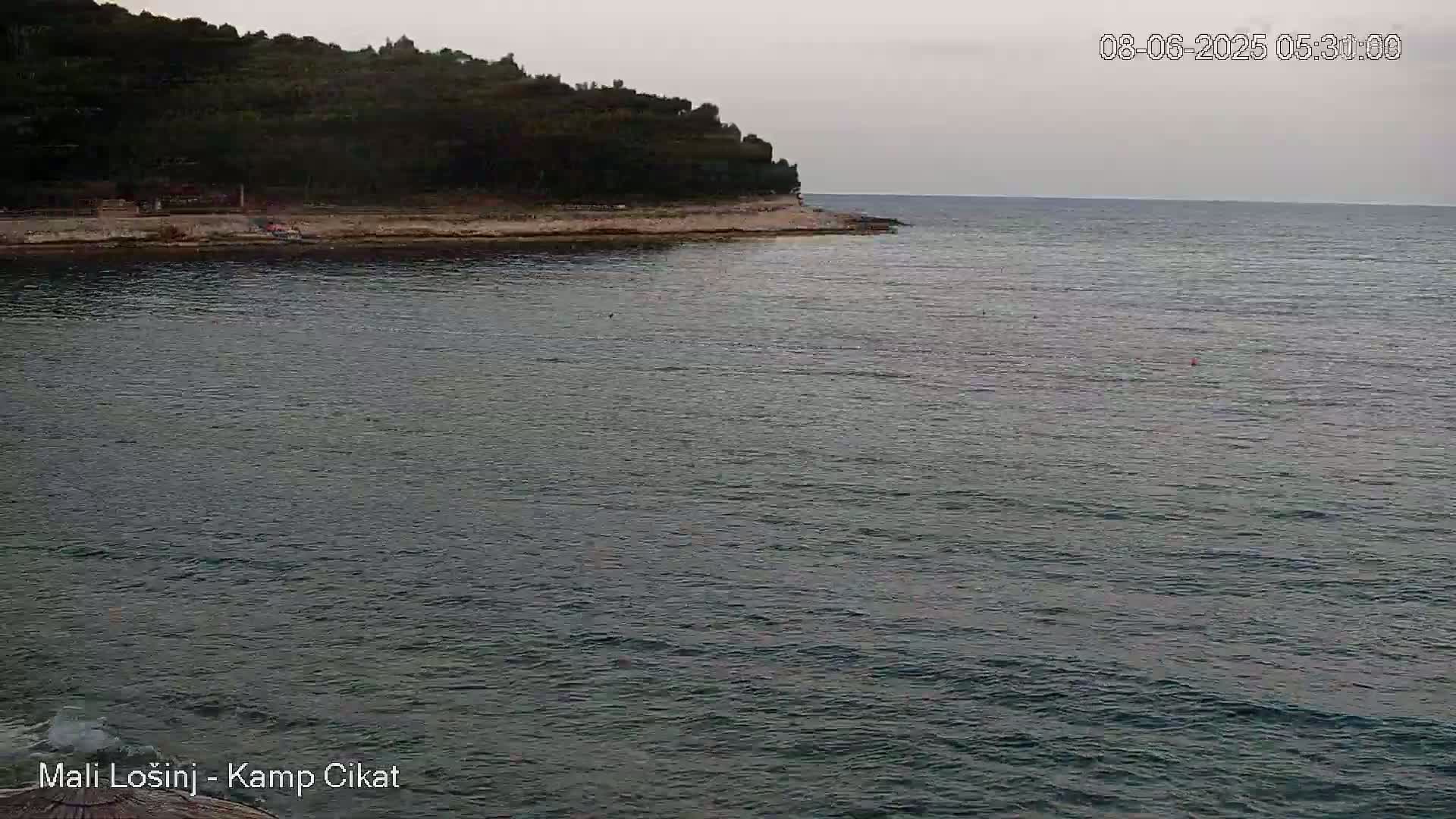 Otok Losinj Island, Camp Čikat Camping Live Cam - Cikat,  Mali Lošinj,  Primorje-Gorski Kotar, Croatia