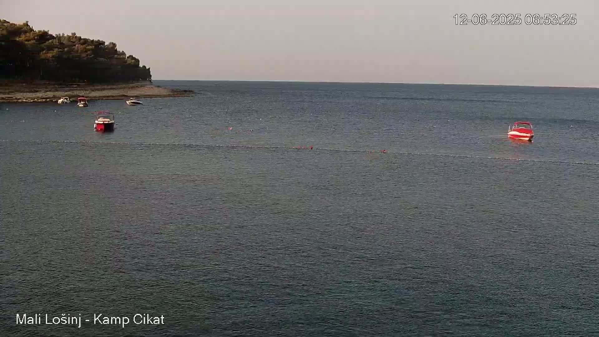 Otok Losinj Island, Camp Čikat Camping Live Cam - Cikat,  Mali Lošinj,  Primorje-Gorski Kotar, Croatia