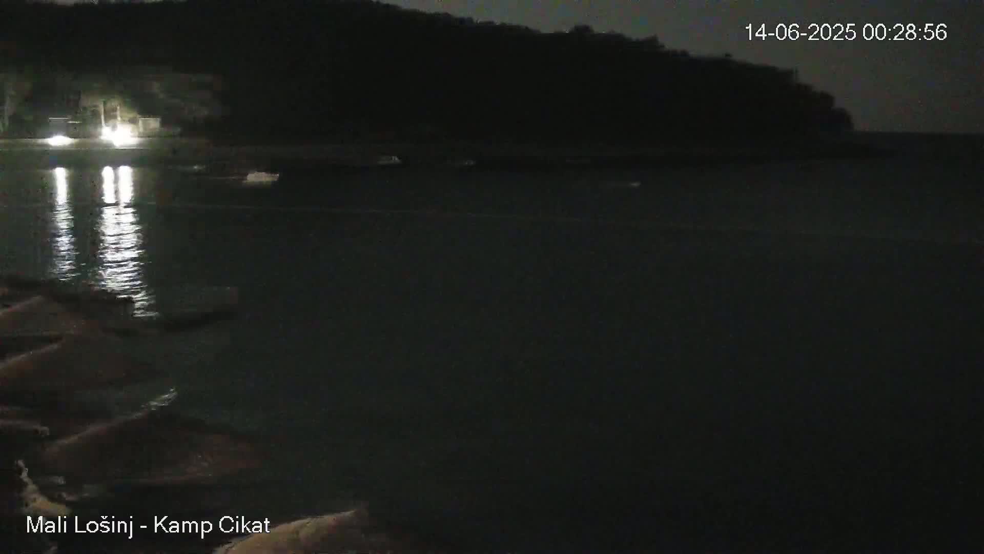 Otok Losinj Island, Camp Čikat Camping Live Cam - Cikat,  Mali Lošinj,  Primorje-Gorski Kotar, Croatia