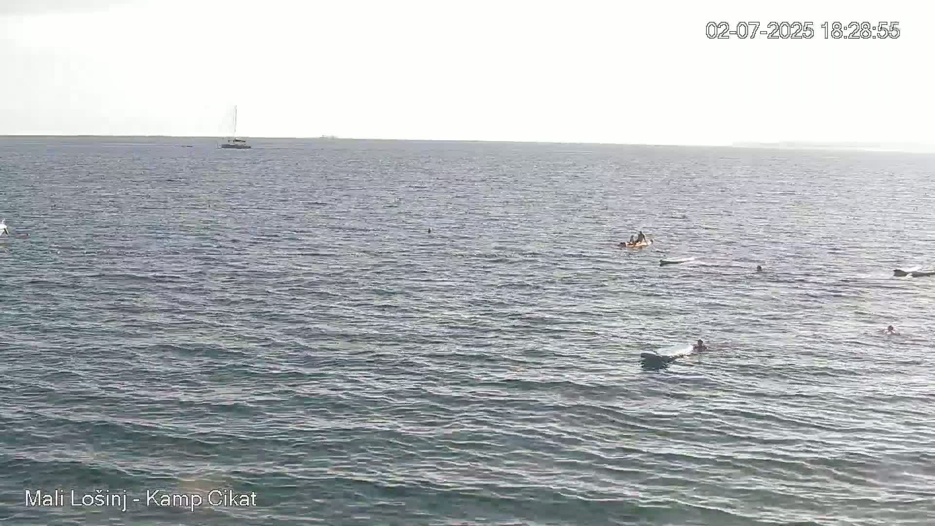 Otok Losinj Island, Camp Čikat Camping Live Cam - Cikat,  Mali Lošinj,  Primorje-Gorski Kotar, Croatia