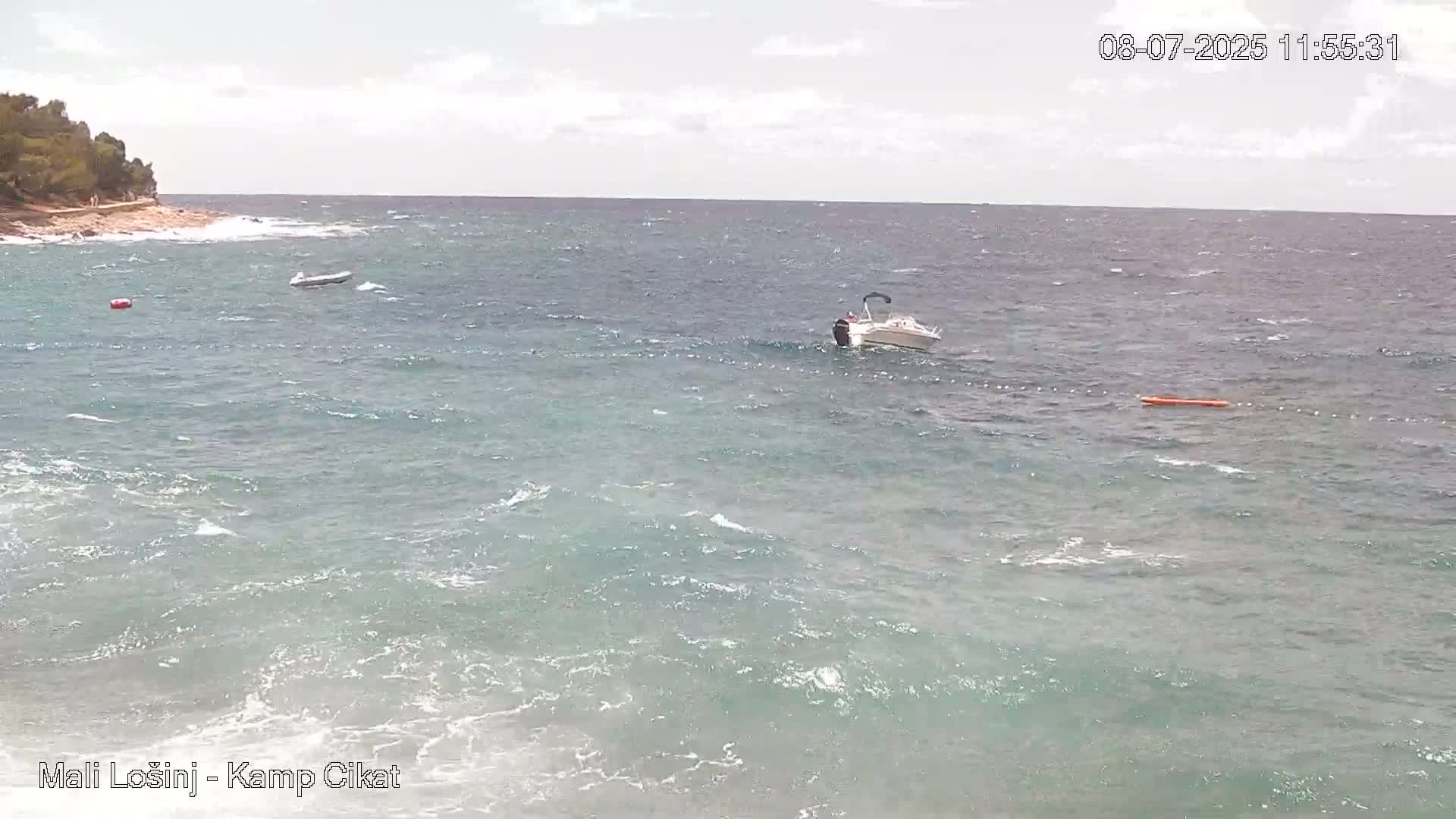 Otok Losinj Island, Camp Čikat Camping Live Cam - Cikat,  Mali Lošinj,  Primorje-Gorski Kotar, Croatia