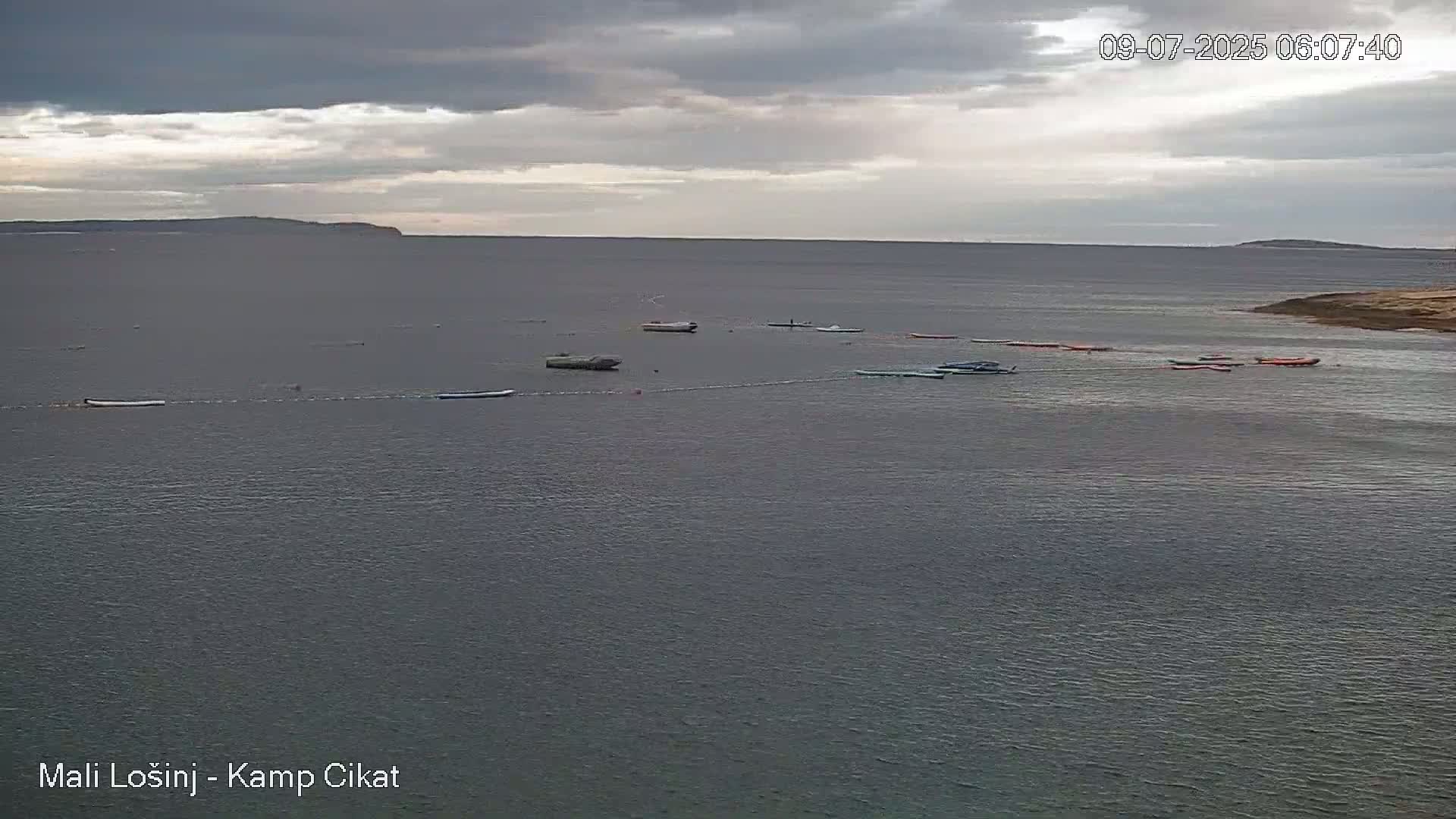 Otok Losinj Island, Camp Čikat Camping Live Cam - Cikat,  Mali Lošinj,  Primorje-Gorski Kotar, Croatia