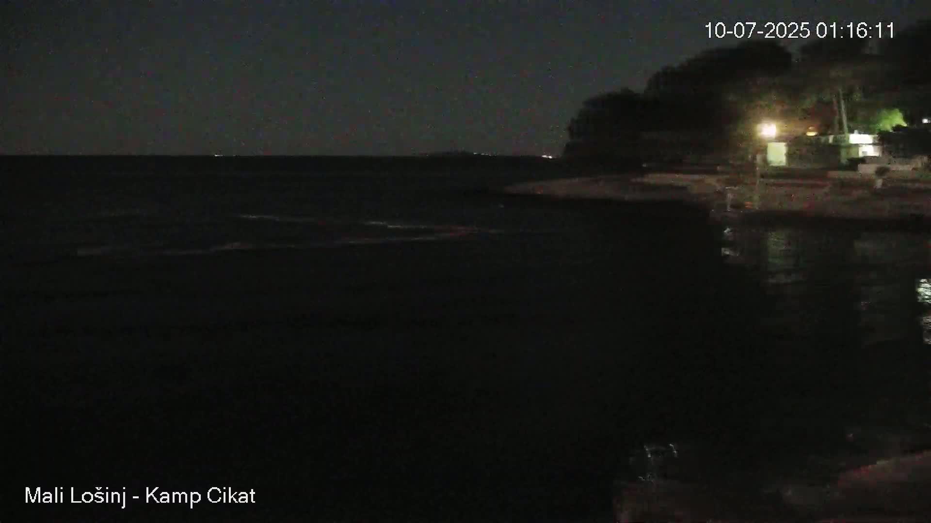 Otok Losinj Island, Camp Čikat Camping Live Cam - Cikat,  Mali Lošinj,  Primorje-Gorski Kotar, Croatia