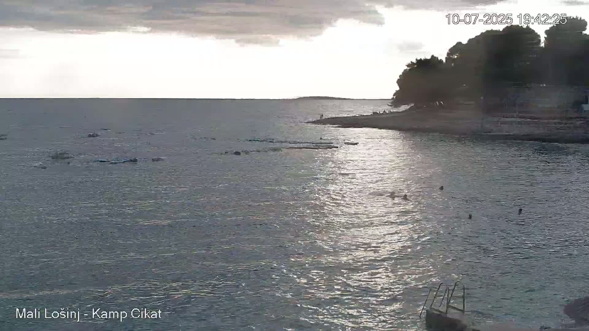 Otok Losinj Island, Camp Čikat Camping Live Cam - Cikat,  Mali Lošinj,  Primorje-Gorski Kotar, Croatia