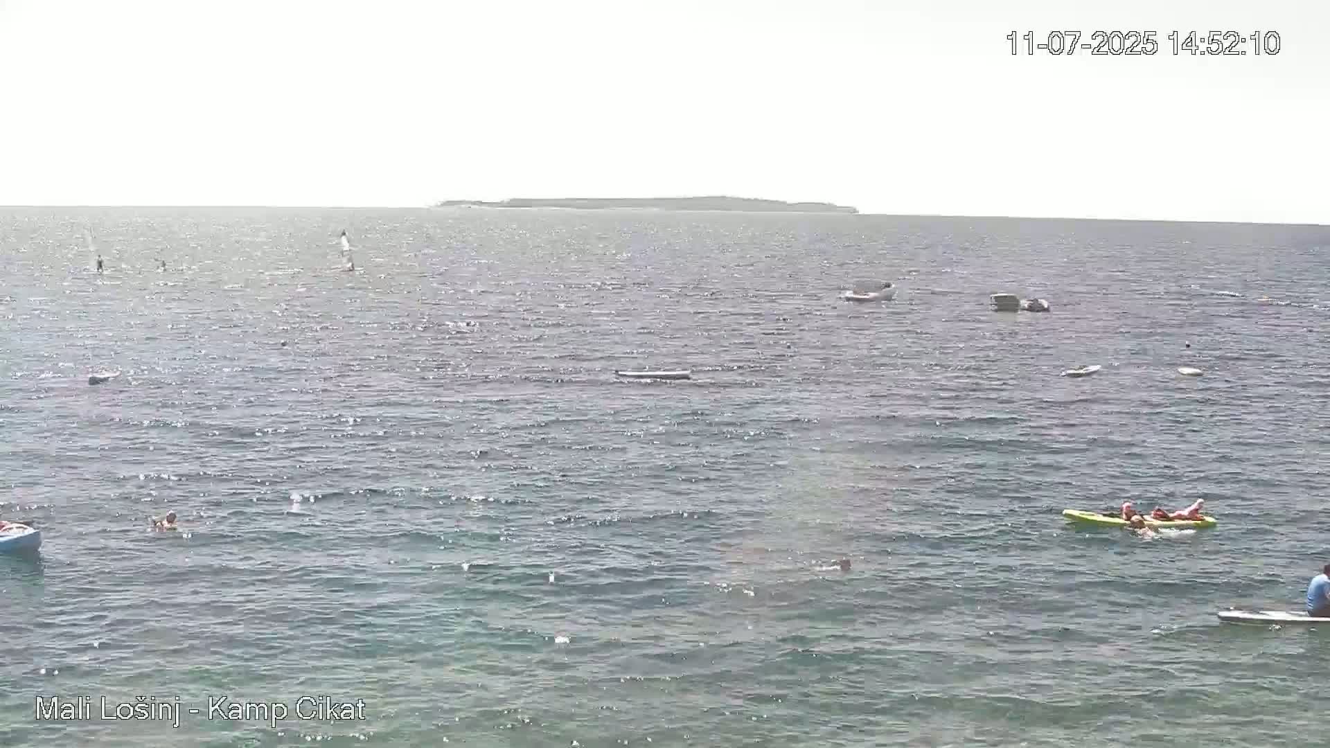Otok Losinj Island, Camp Čikat Camping Live Cam - Cikat,  Mali Lošinj,  Primorje-Gorski Kotar, Croatia