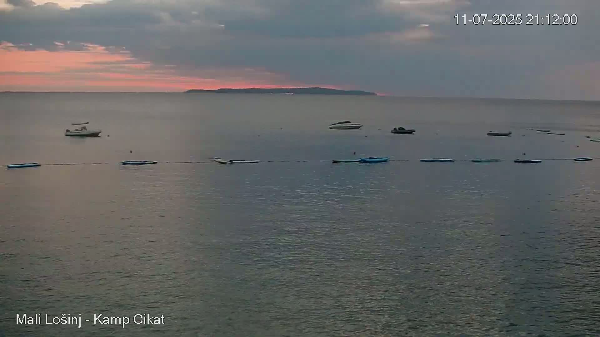 Otok Losinj Island, Camp Čikat Camping Live Cam - Cikat,  Mali Lošinj,  Primorje-Gorski Kotar, Croatia