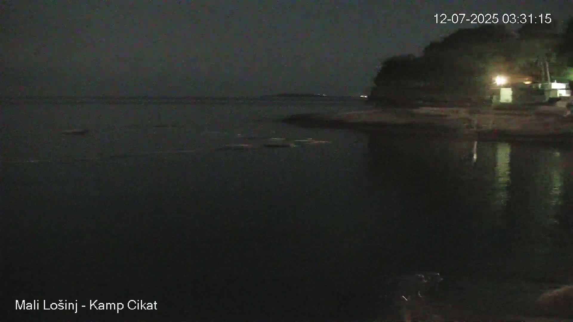 Otok Losinj Island, Camp Čikat Camping Live Cam - Cikat,  Mali Lošinj,  Primorje-Gorski Kotar, Croatia