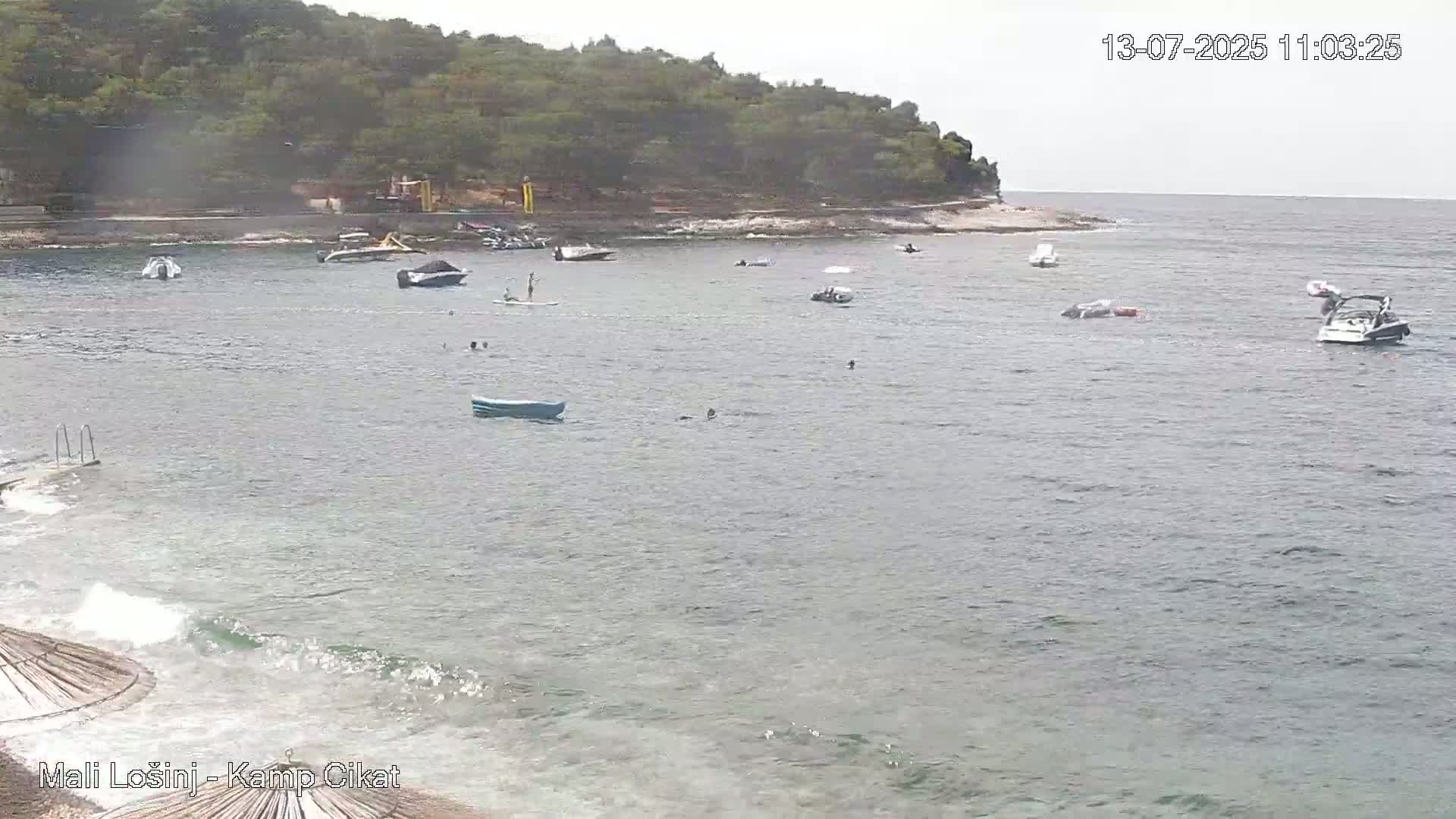 Otok Losinj Island, Camp Čikat Camping Live Cam - Cikat,  Mali Lošinj,  Primorje-Gorski Kotar, Croatia