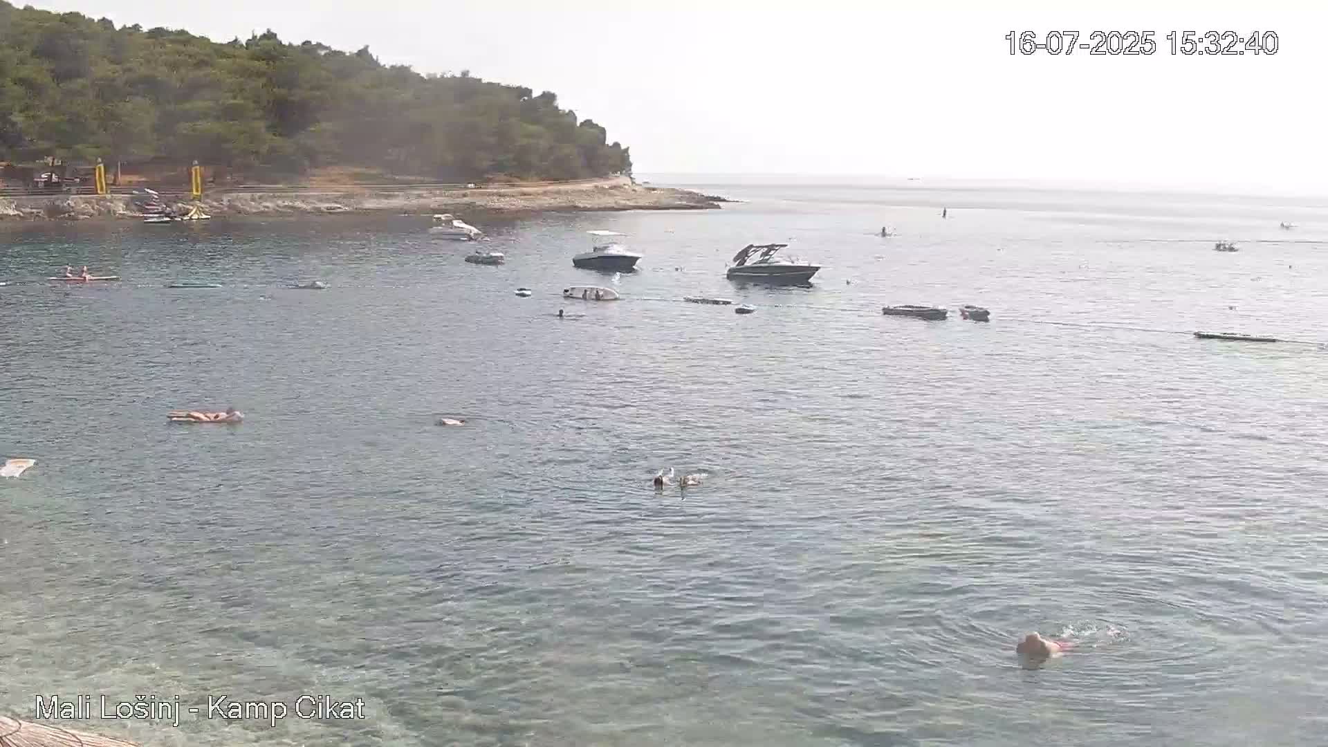 Otok Losinj Island, Camp Čikat Camping Live Cam - Cikat,  Mali Lošinj,  Primorje-Gorski Kotar, Croatia