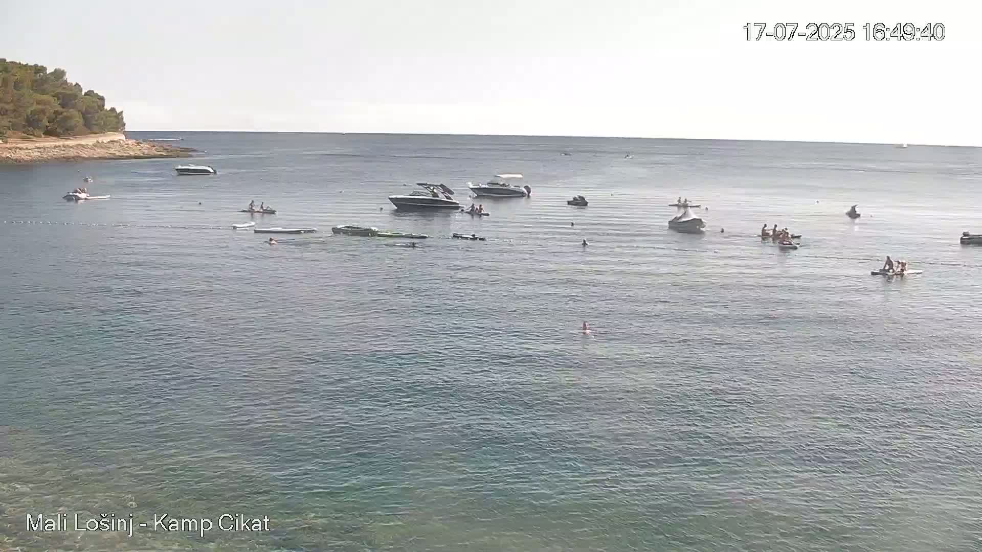 Otok Losinj Island, Camp Čikat Camping Live Cam - Cikat,  Mali Lošinj,  Primorje-Gorski Kotar, Croatia