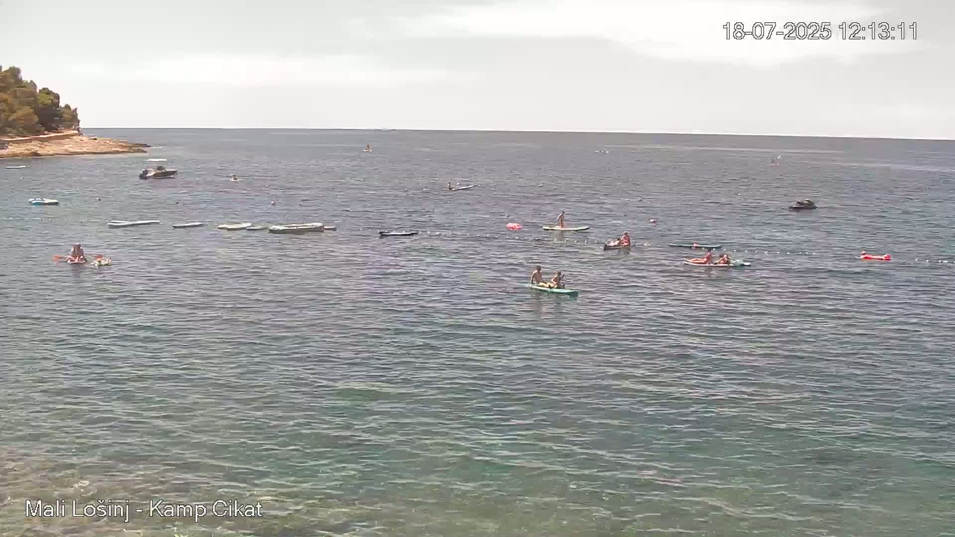 Otok Losinj Island, Camp Čikat Camping Live Cam - Cikat,  Mali Lošinj,  Primorje-Gorski Kotar, Croatia