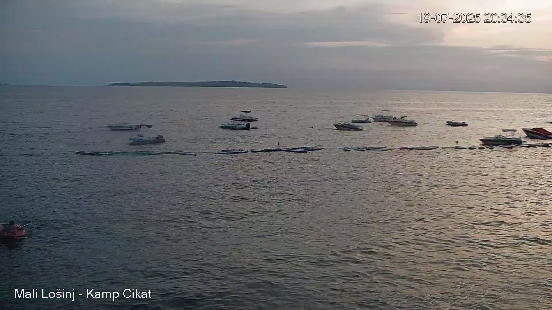 Otok Losinj Island, Camp Čikat Camping Live Cam - Cikat,  Mali Lošinj,  Primorje-Gorski Kotar, Croatia
