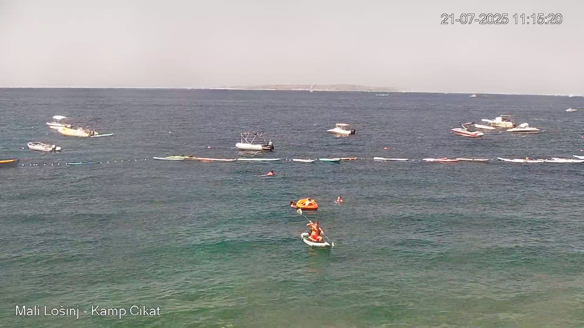 Otok Losinj Island, Camp Čikat Camping Live Cam - Cikat,  Mali Lošinj,  Primorje-Gorski Kotar, Croatia