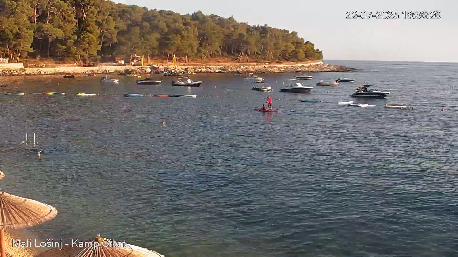 Otok Losinj Island, Camp Čikat Camping Live Cam - Cikat,  Mali Lošinj,  Primorje-Gorski Kotar, Croatia