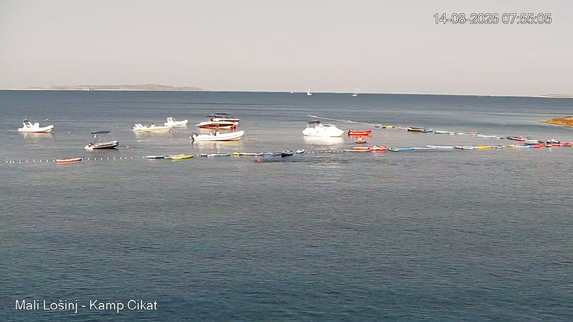 Otok Losinj Island, Camp Čikat Camping Live Cam - Cikat,  Mali Lošinj,  Primorje-Gorski Kotar, Croatia