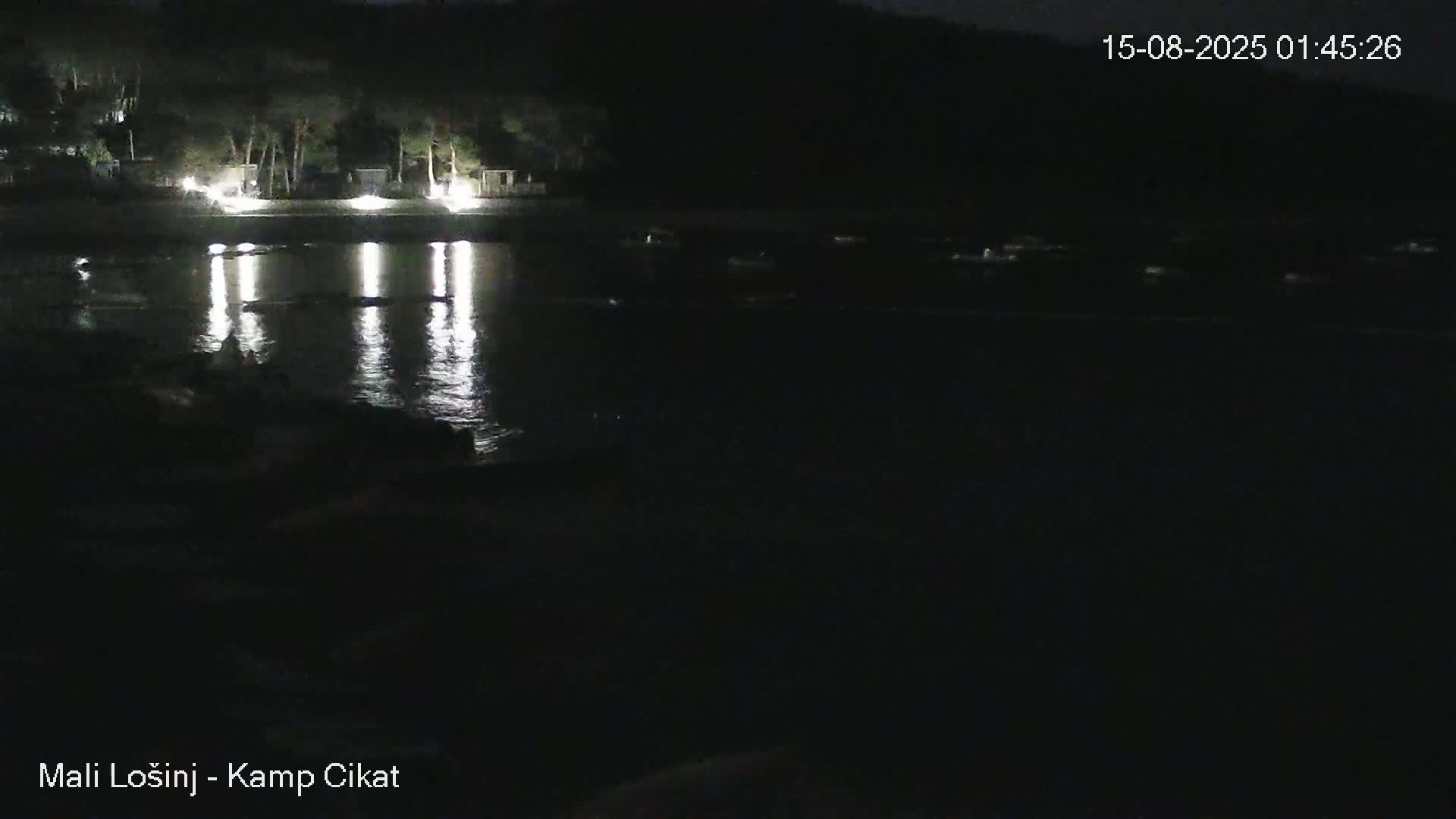 Otok Losinj Island, Camp Čikat Camping Live Cam - Cikat,  Mali Lošinj,  Primorje-Gorski Kotar, Croatia