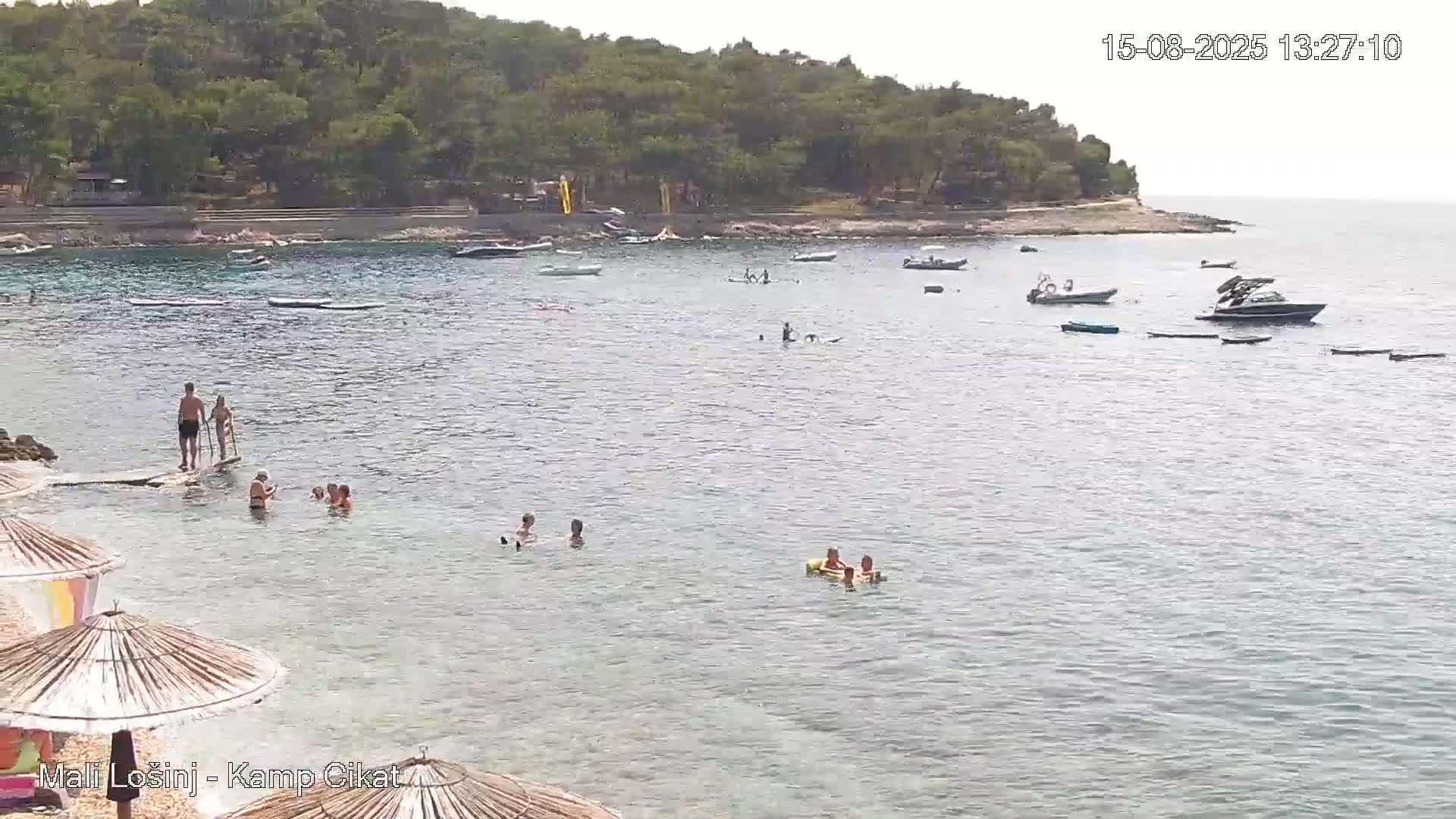 Otok Losinj Island, Camp Čikat Camping Live Cam - Cikat,  Mali Lošinj,  Primorje-Gorski Kotar, Croatia