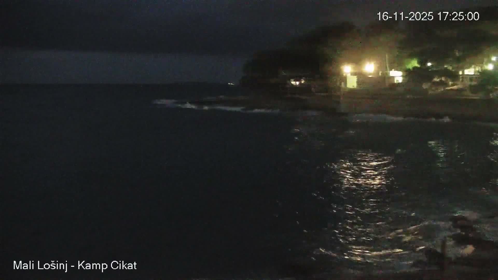 Otok Losinj Island, Camp Čikat Camping Live Cam - Cikat,  Mali Lošinj,  Primorje-Gorski Kotar, Croatia