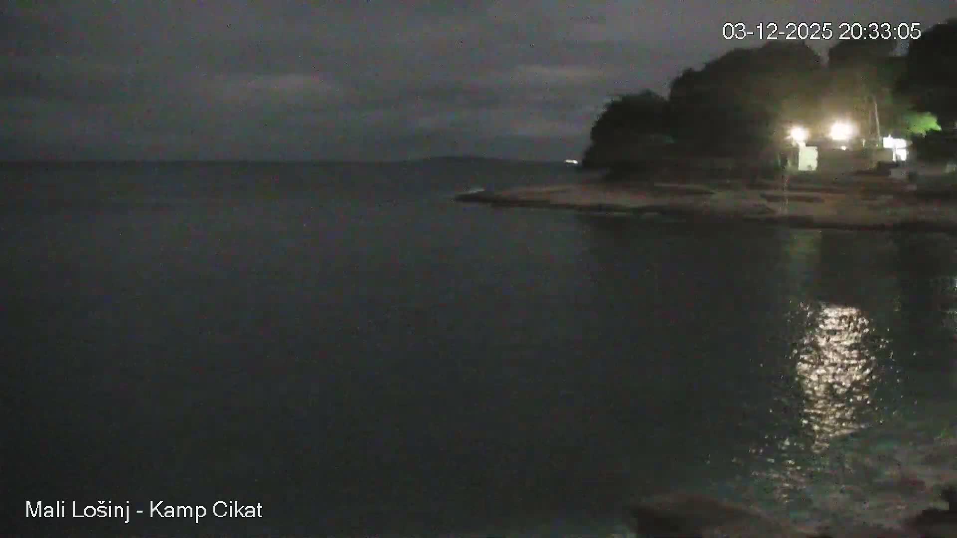Otok Losinj Island, Camp Čikat Camping Live Cam - Cikat,  Mali Lošinj,  Primorje-Gorski Kotar, Croatia