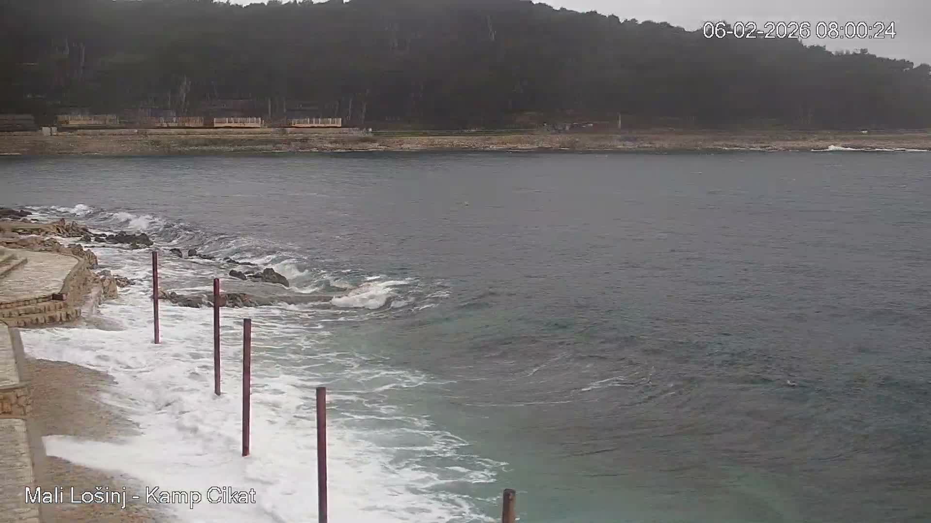 Otok Losinj Island, Camp Čikat Camping Live Cam - Cikat,  Mali Lošinj,  Primorje-Gorski Kotar, Croatia