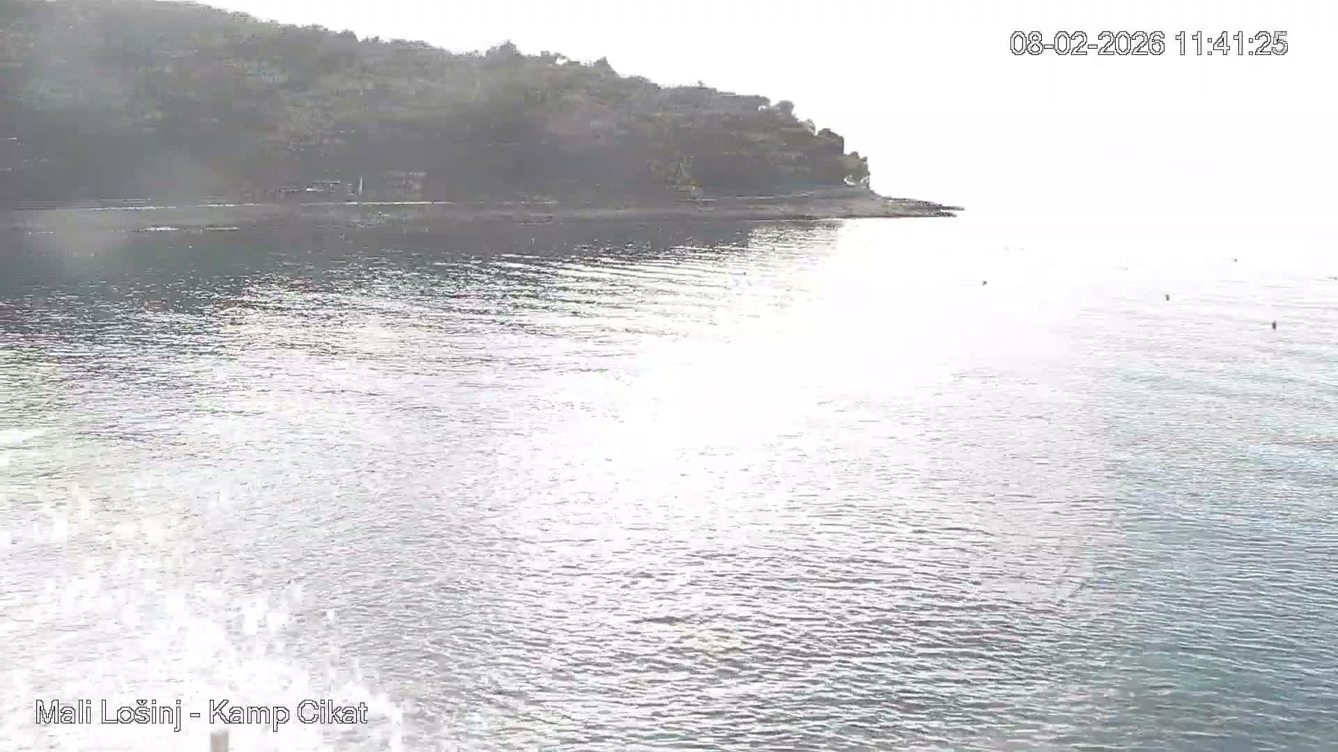 Otok Losinj Island, Camp Čikat Camping Live Cam - Cikat,  Mali Lošinj,  Primorje-Gorski Kotar, Croatia