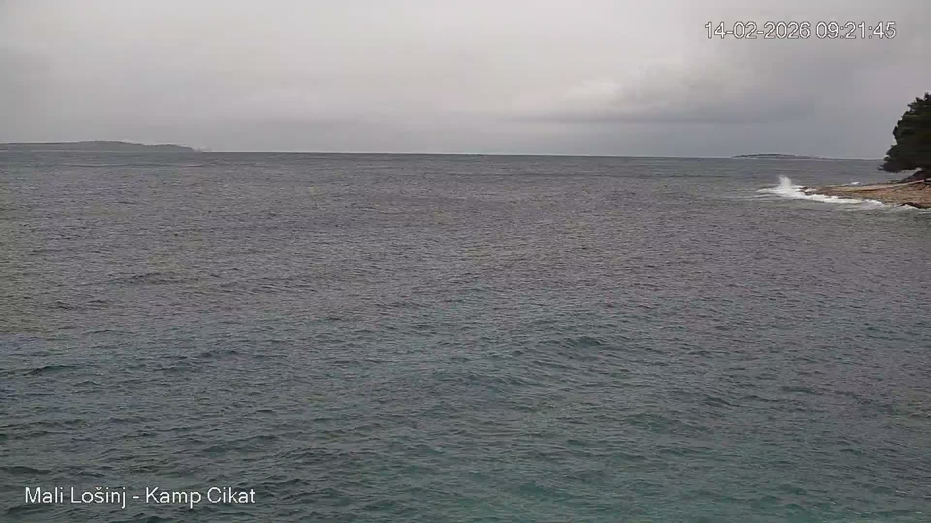 Otok Losinj Island, Camp Čikat Camping Live Cam - Cikat,  Mali Lošinj,  Primorje-Gorski Kotar, Croatia