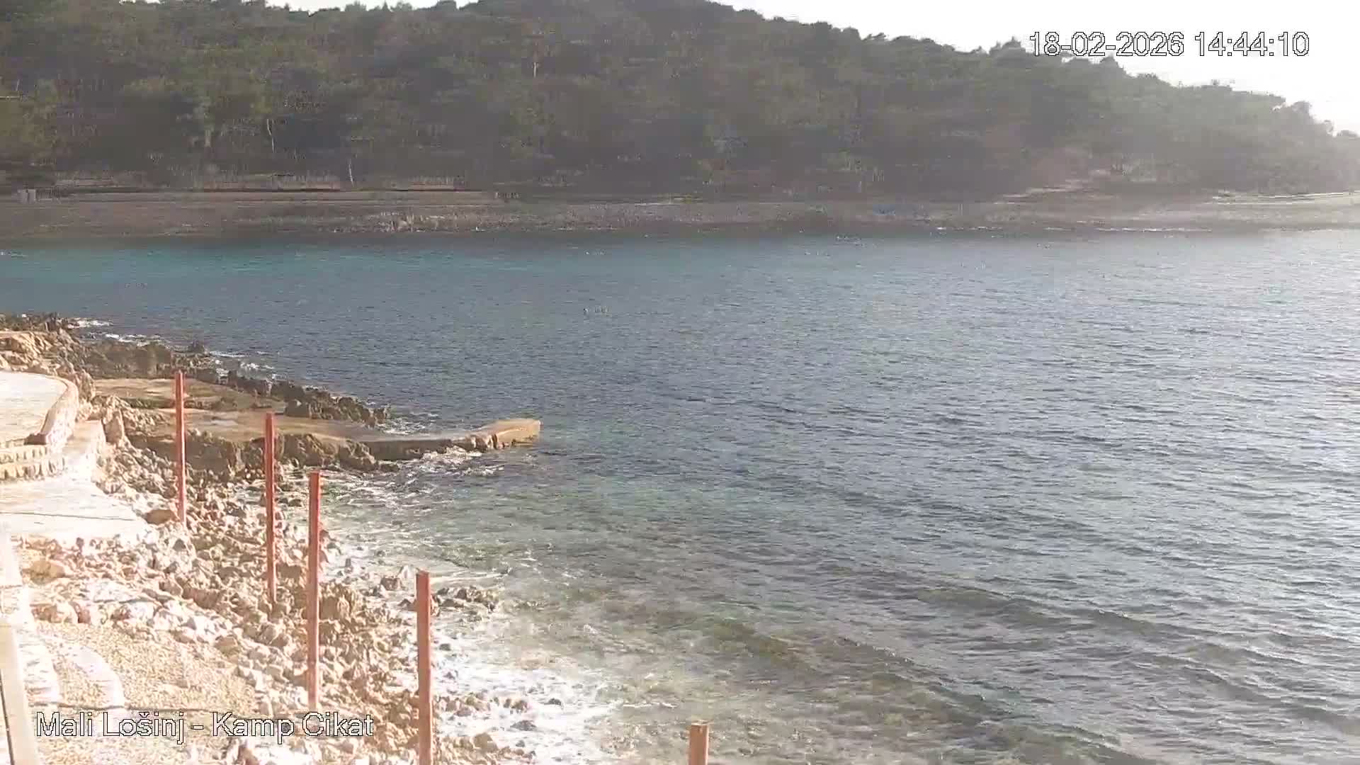 Otok Losinj Island, Camp Čikat Camping Live Cam - Cikat,  Mali Lošinj,  Primorje-Gorski Kotar, Croatia