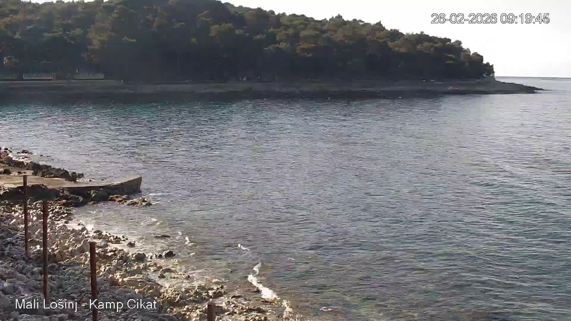 Otok Losinj Island, Camp Čikat Camping Live Cam - Cikat,  Mali Lošinj,  Primorje-Gorski Kotar, Croatia