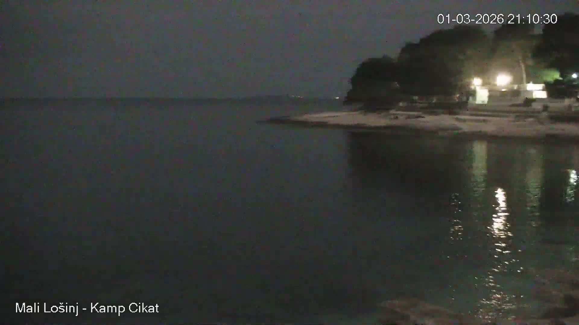 Otok Losinj Island, Camp Čikat Camping Live Cam - Cikat,  Mali Lošinj,  Primorje-Gorski Kotar, Croatia