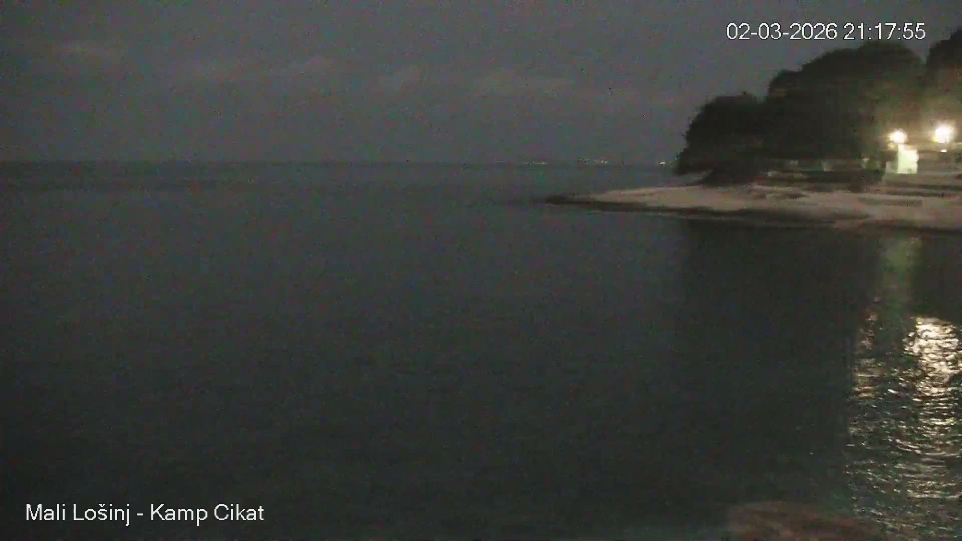 Otok Losinj Island, Camp Čikat Camping Live Cam - Cikat,  Mali Lošinj,  Primorje-Gorski Kotar, Croatia