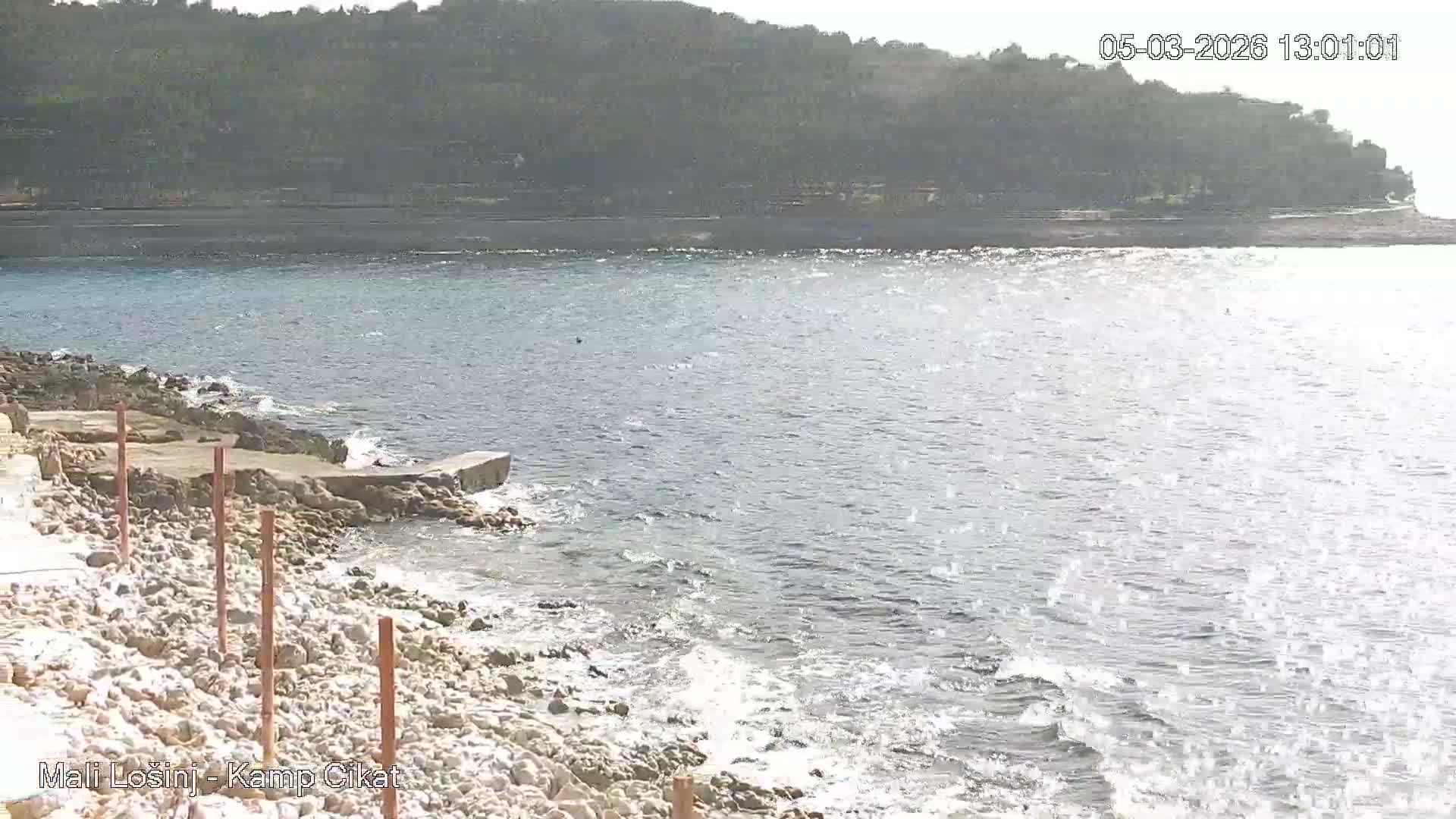 Otok Losinj Island, Camp Čikat Camping Live Cam - Cikat,  Mali Lošinj,  Primorje-Gorski Kotar, Croatia