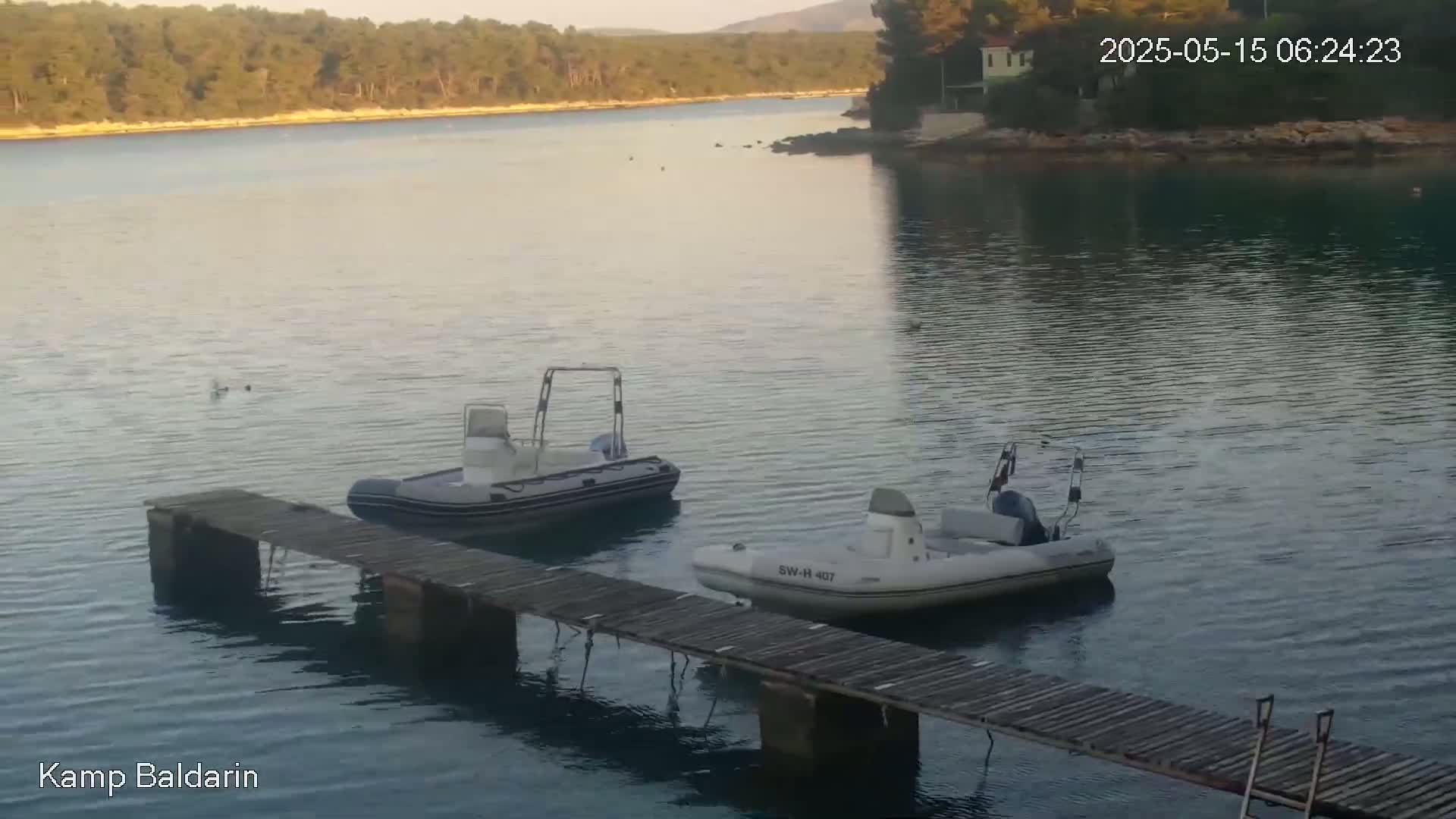 Otok Cres Island, Camp Baldarin Camping Live Cam - Punta Križa,  Mali Lošinj,  Primorje-Gorski Kotar, Croatia
