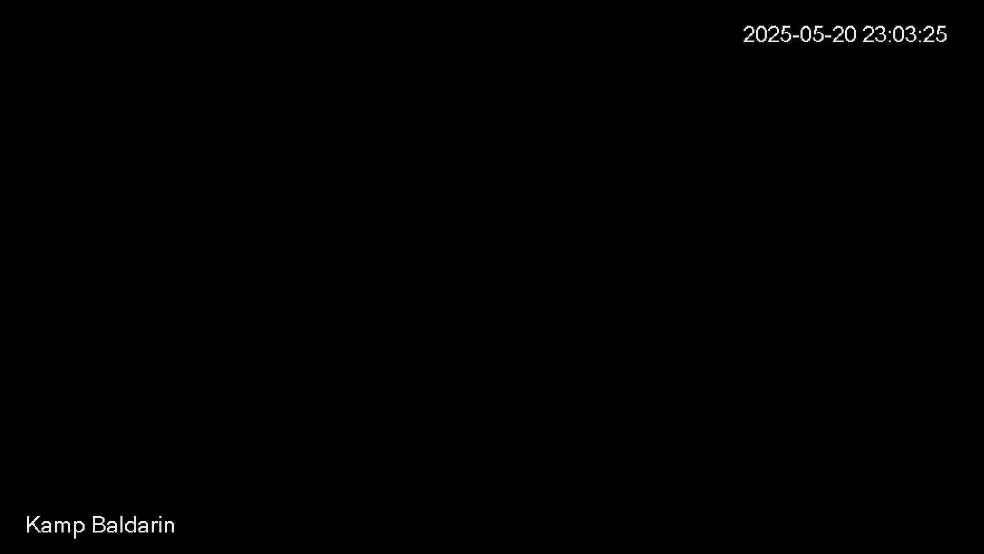 The image is completely black.