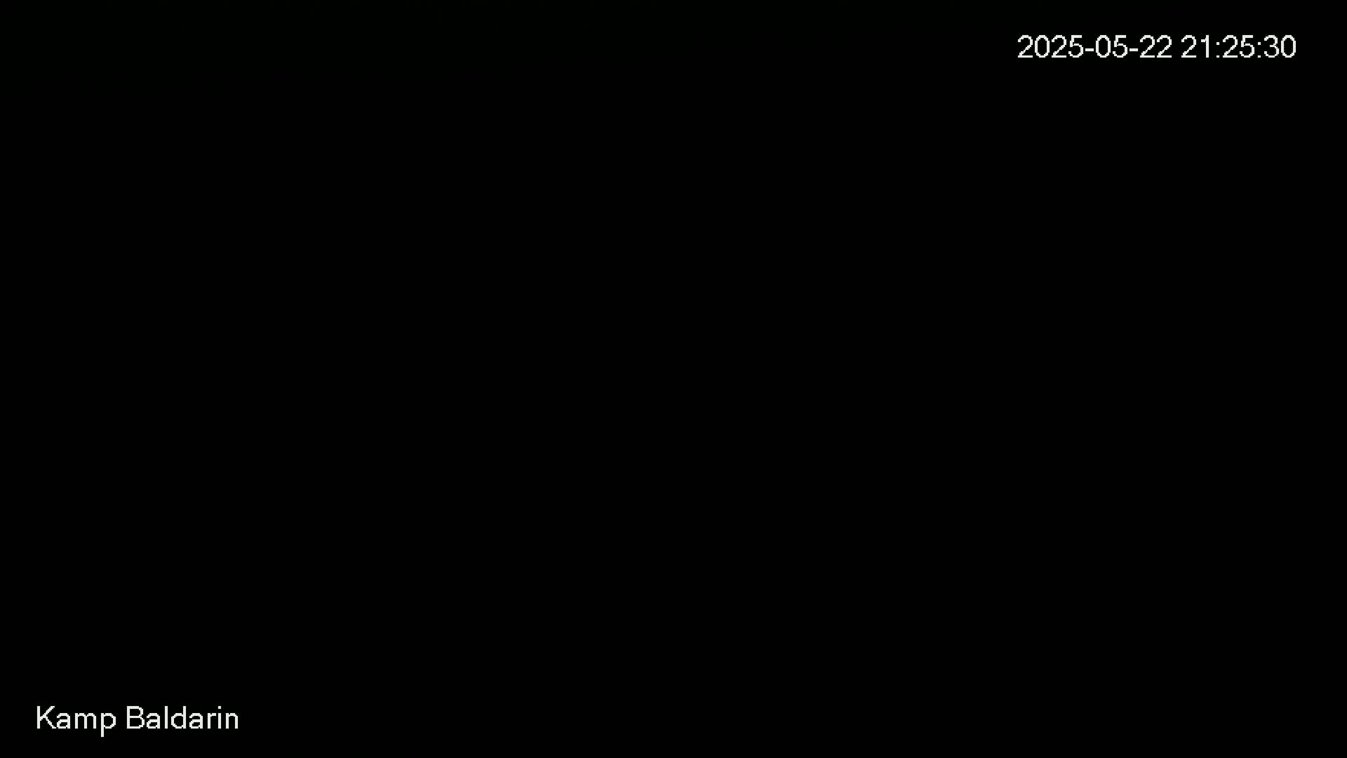 The image is completely black.