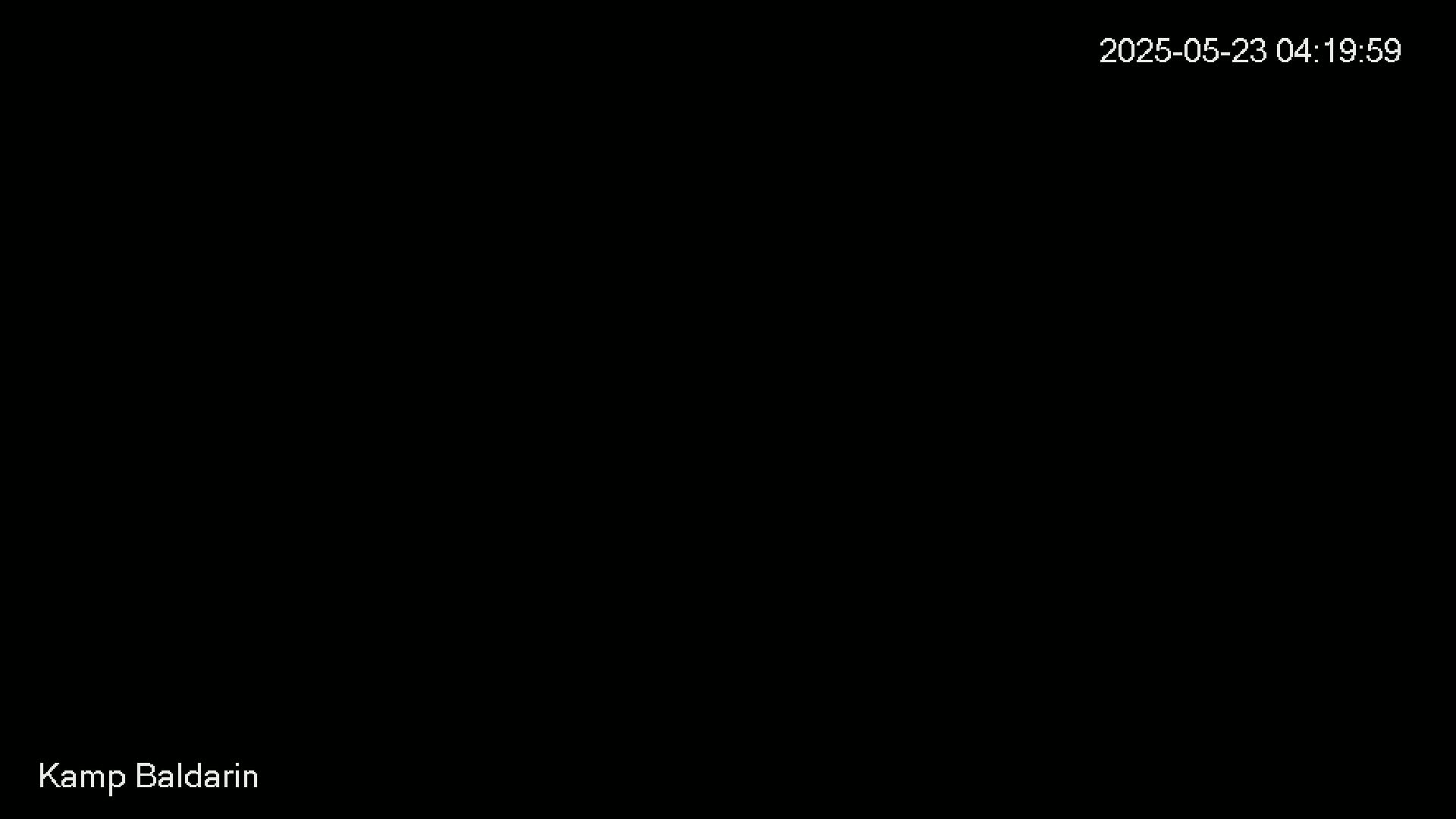 The image is completely black.