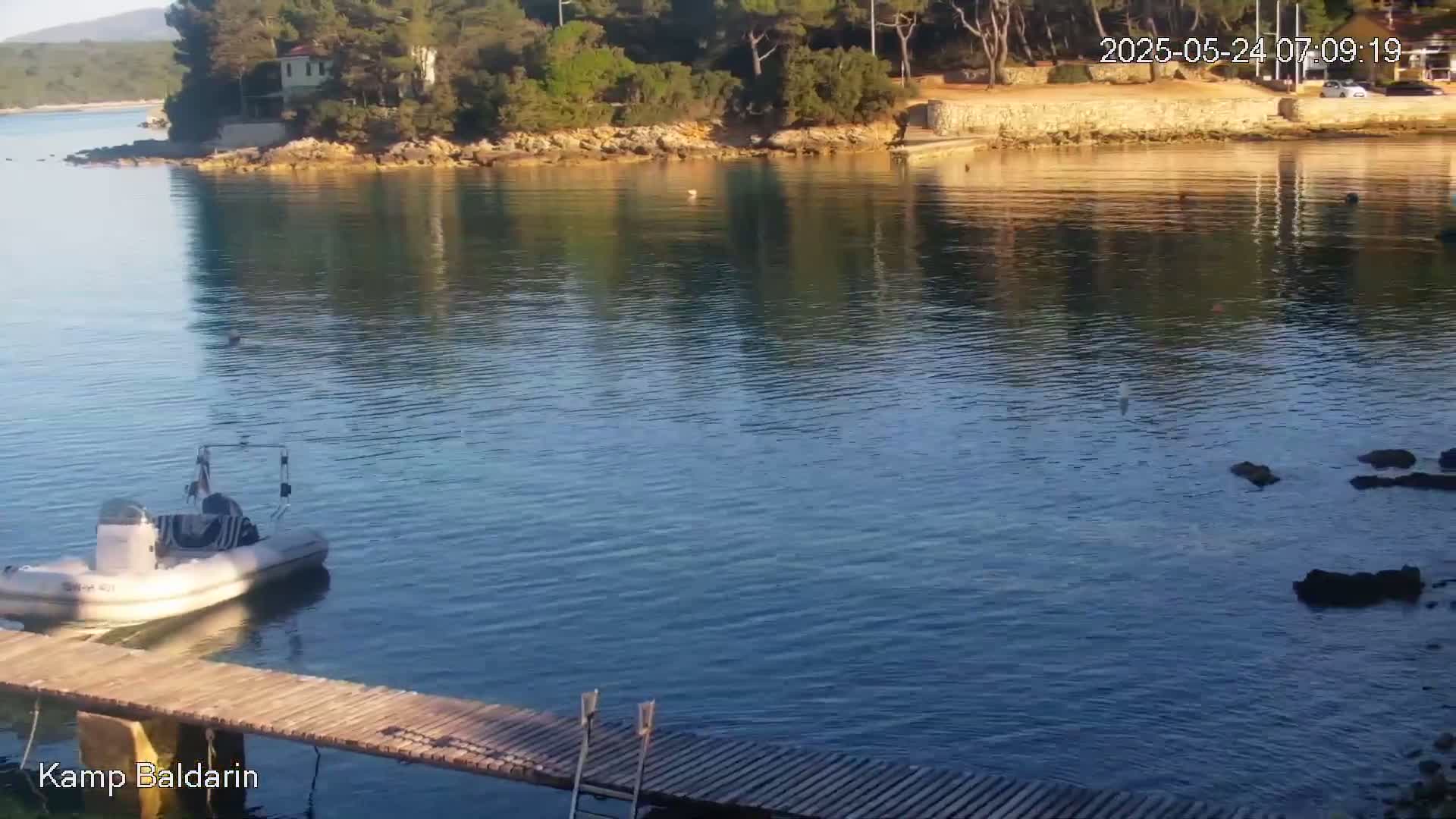 Otok Cres Island, Camp Baldarin Camping Live Cam - Punta Križa,  Mali Lošinj,  Primorje-Gorski Kotar, Croatia