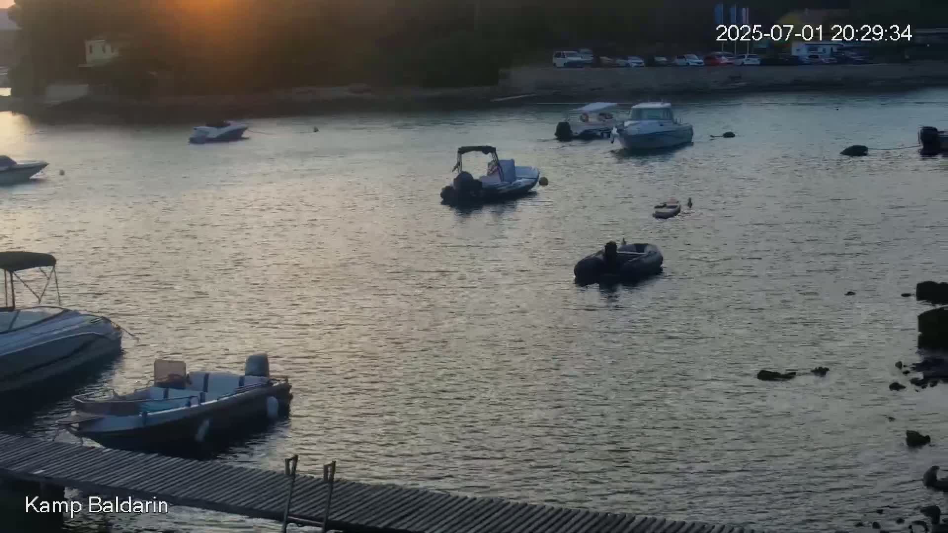 Otok Cres Island, Camp Baldarin Camping Live Cam - Punta Križa,  Mali Lošinj,  Primorje-Gorski Kotar, Croatia