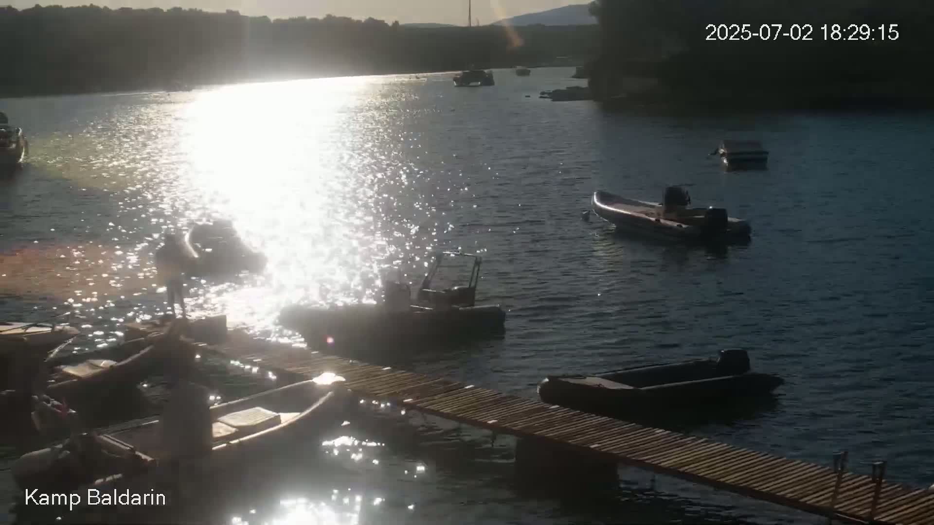 Otok Cres Island, Camp Baldarin Camping Live Cam - Punta Križa,  Mali Lošinj,  Primorje-Gorski Kotar, Croatia