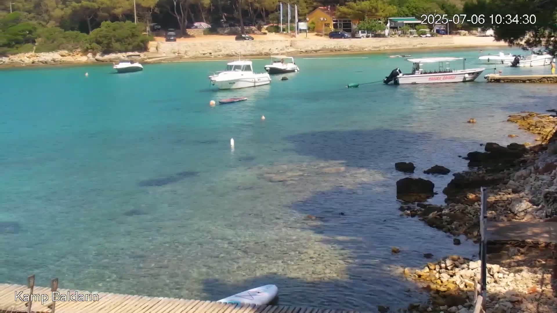 Otok Cres Island, Camp Baldarin Camping Live Cam - Punta Križa,  Mali Lošinj,  Primorje-Gorski Kotar, Croatia