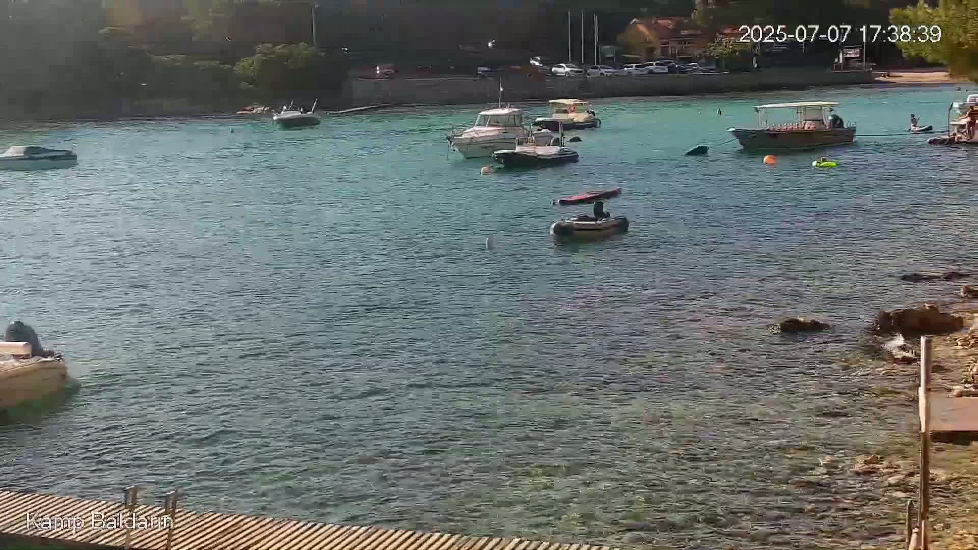 Otok Cres Island, Camp Baldarin Camping Live Cam - Punta Križa,  Mali Lošinj,  Primorje-Gorski Kotar, Croatia
