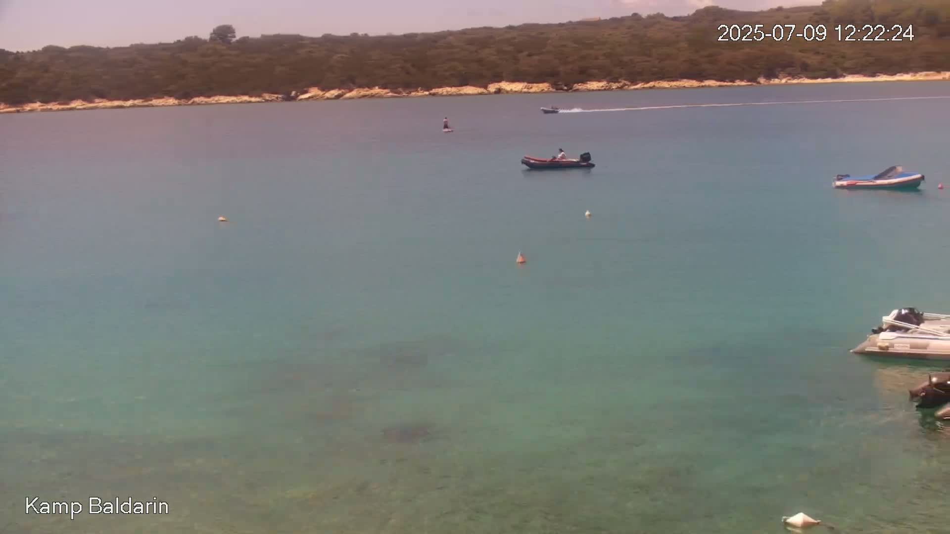 Otok Cres Island, Camp Baldarin Camping Live Cam - Punta Križa,  Mali Lošinj,  Primorje-Gorski Kotar, Croatia